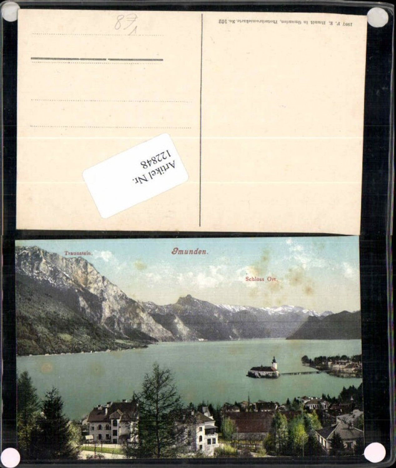 122848,Gmunden am Traunsee Schloss Orth Ort pub Brandt 102