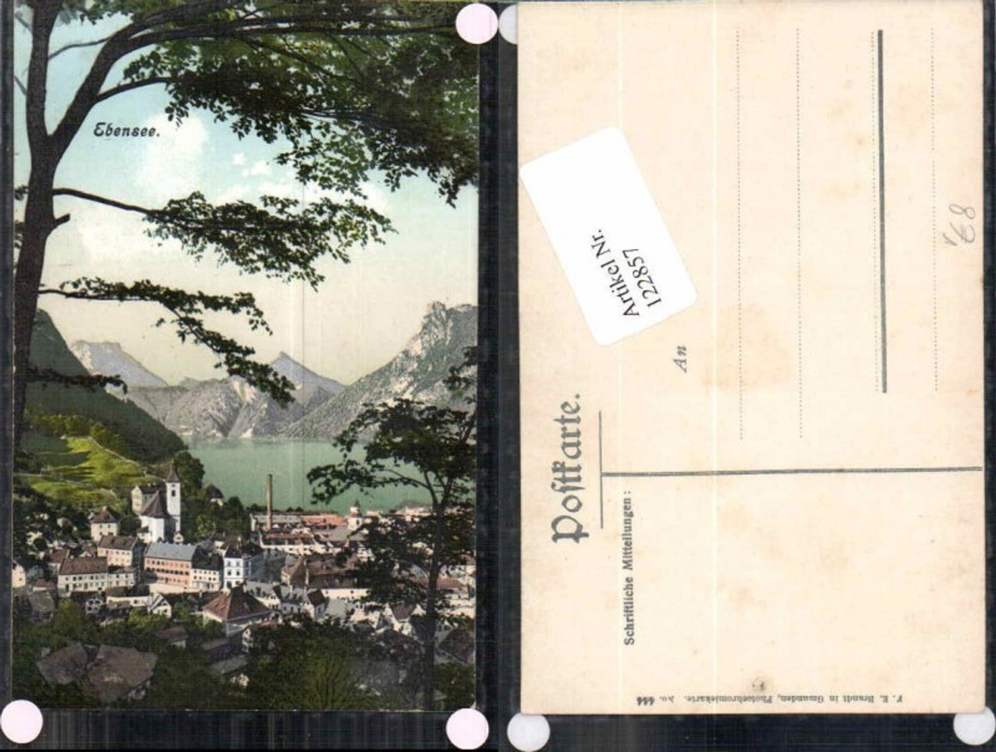 122857,Ebensee am Traunsee pub Brandt 444