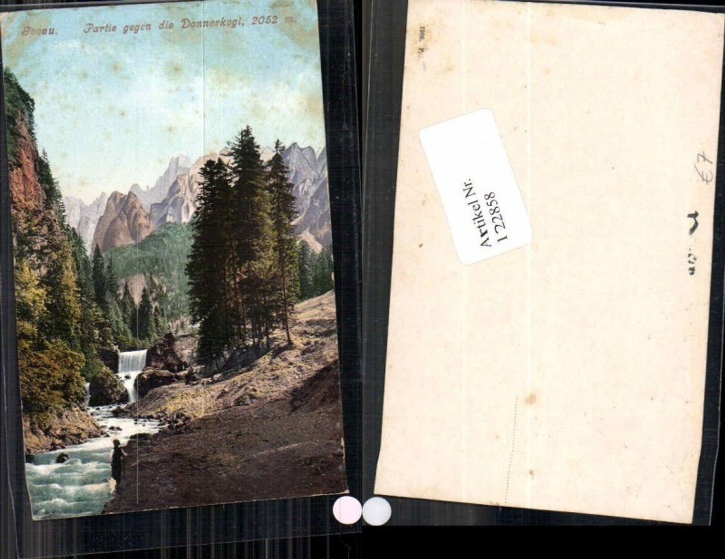 122858,Gosau Partie gegen die Donnerkogeln pub Brandt