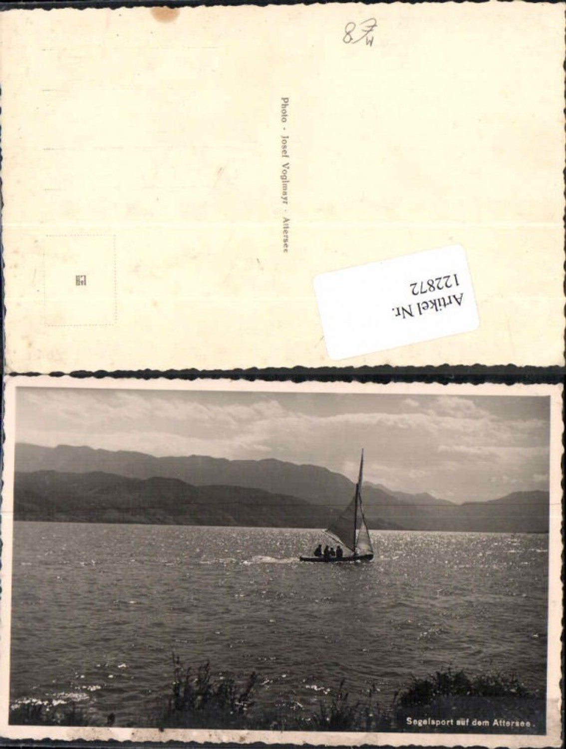 122872,Segelsport auf dem Attersee Segelboot Segelschiff