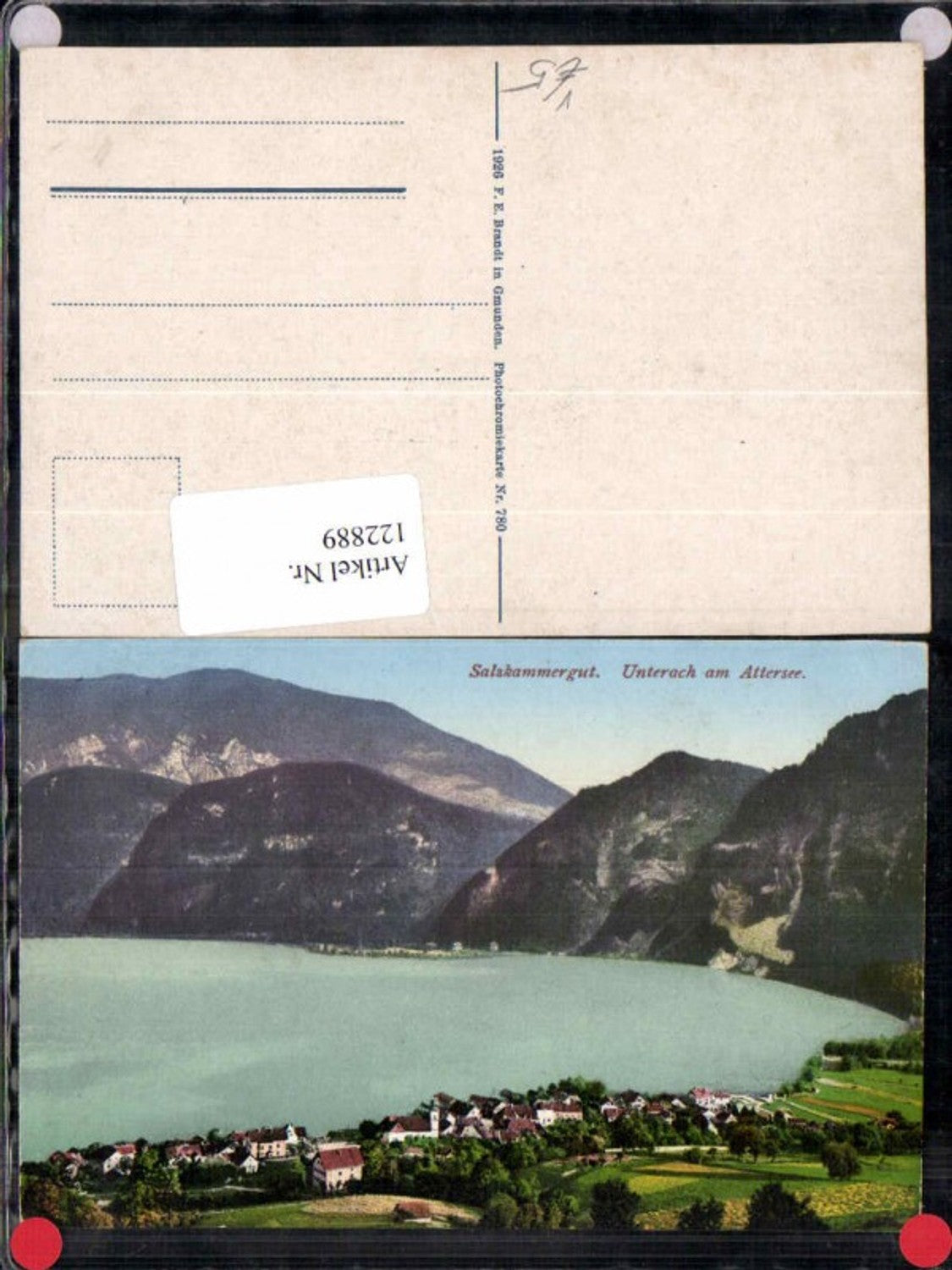 122889,Salzkammergut Unterach am Attersee pub Brandt 780