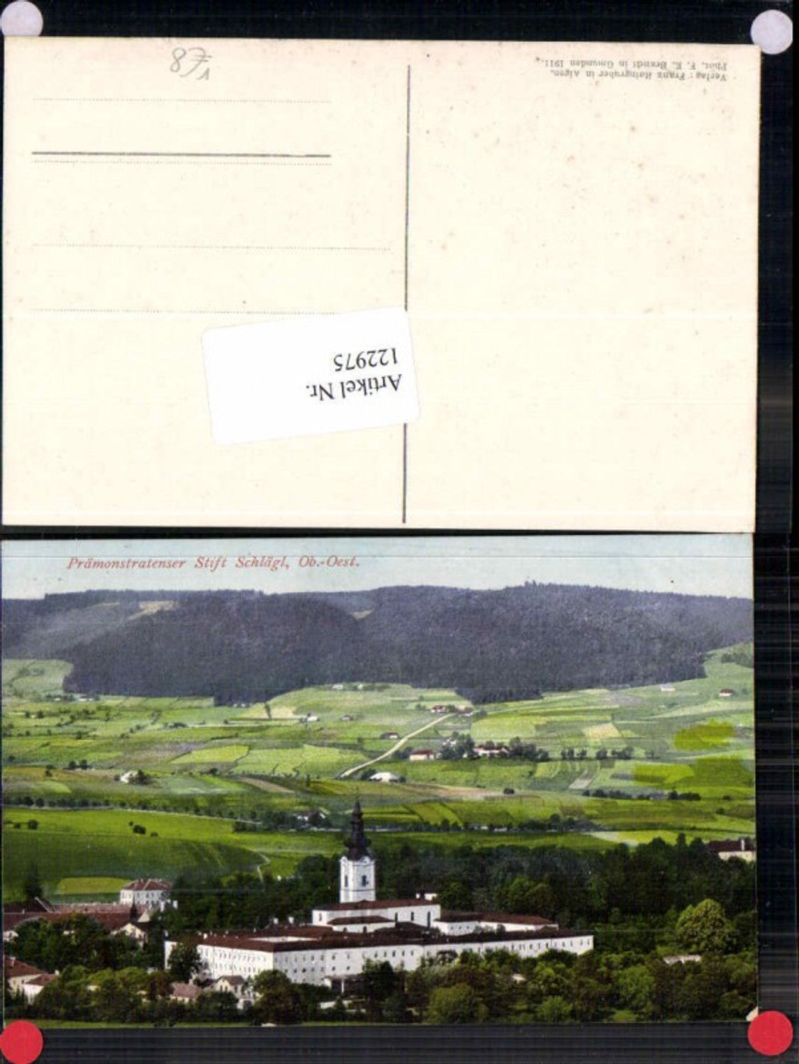 122975,Schlägl Aigen Totale 1911 pub Brandt