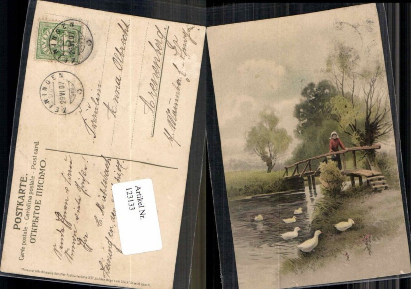 123133,Meissner & Buch 1337 Auf dem Wege zum Glück Enten