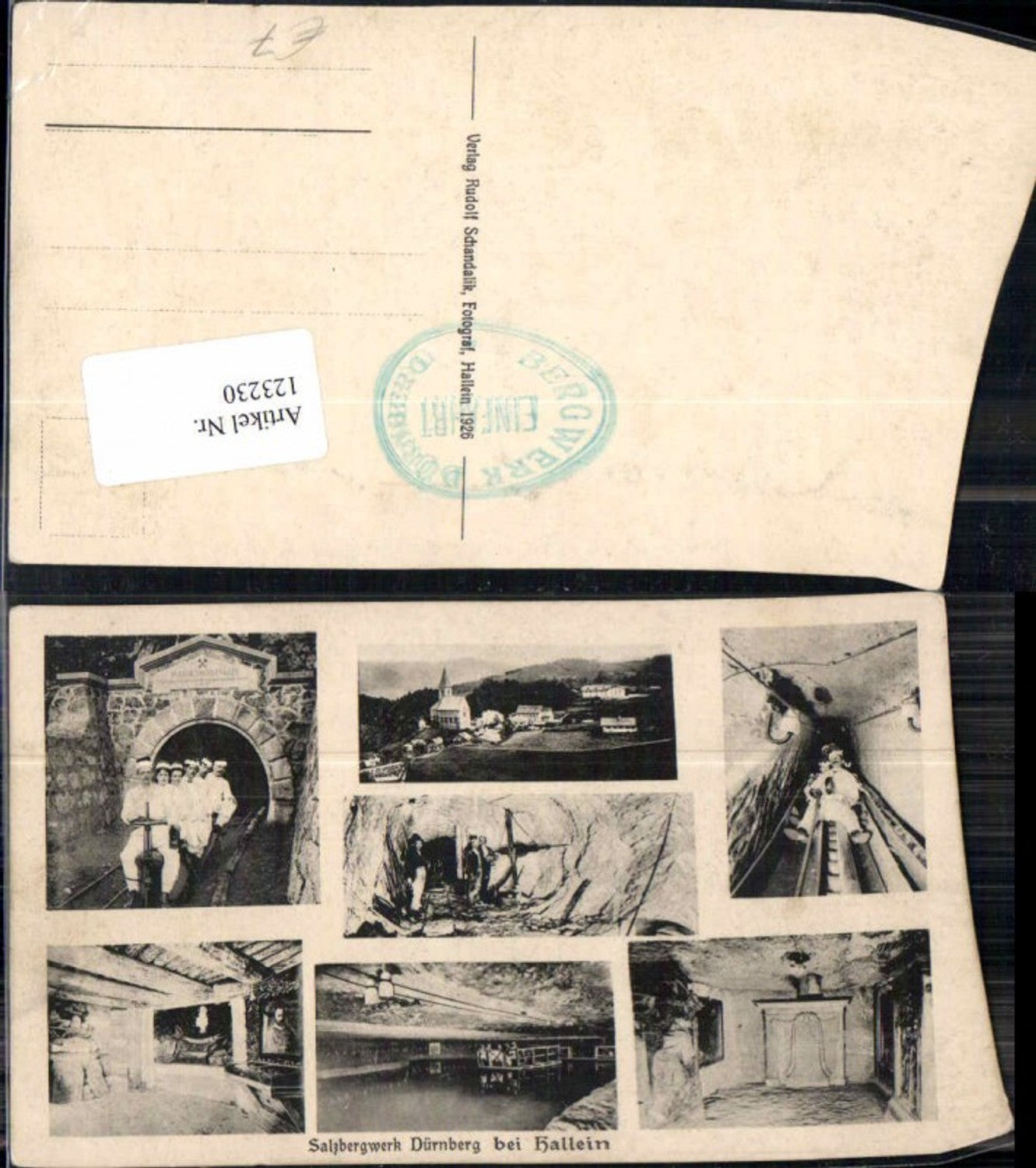 123230,Salzbergwerk Bergwerk Dürnberg b. Hallein 1926