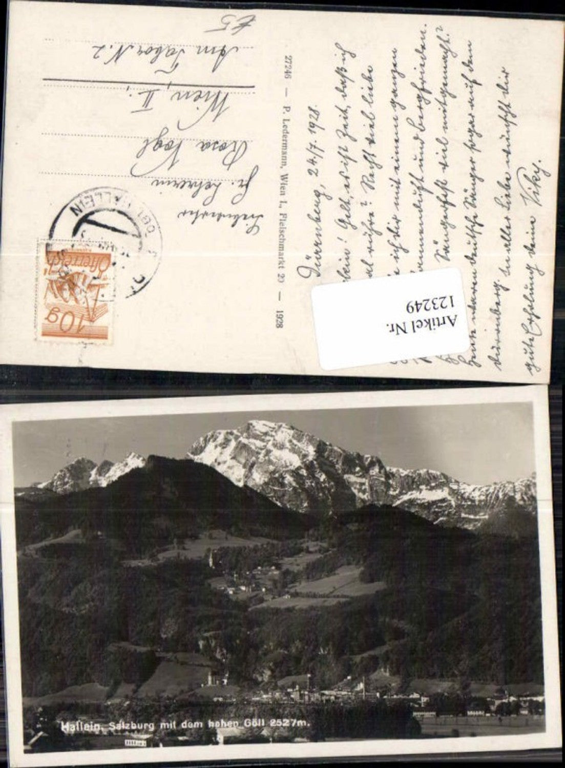 123249,Hallein m. Hohen Göll