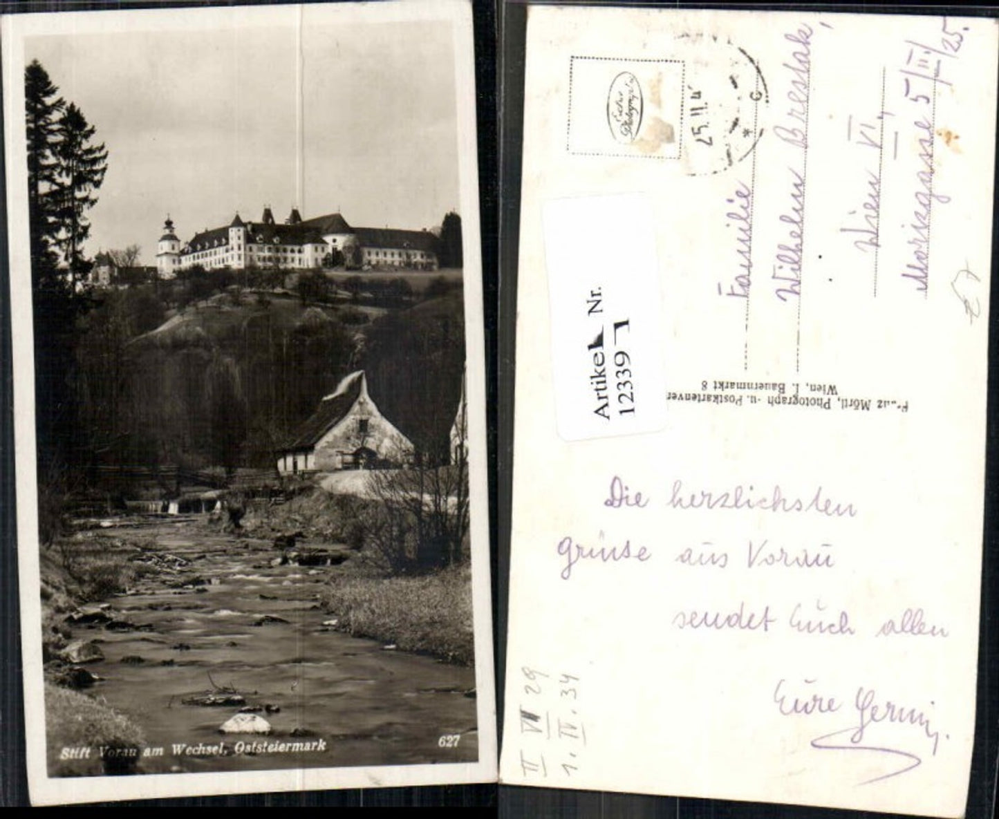 Alte Ansichtskarte – Old Postcard
