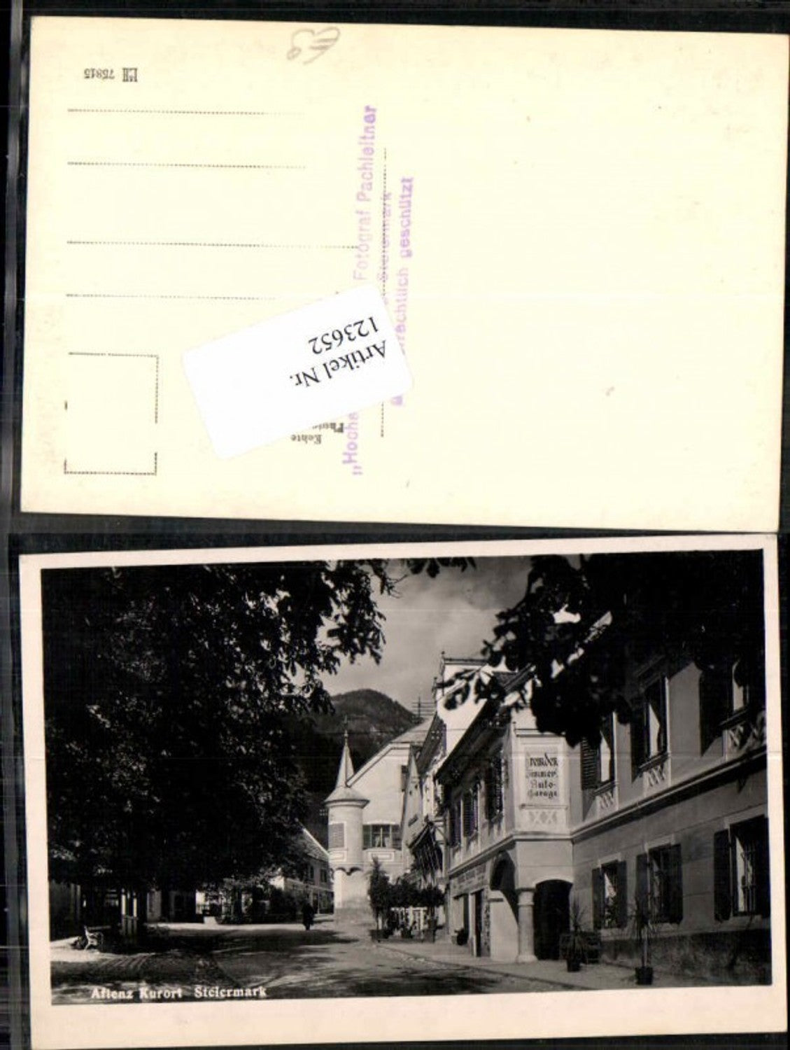Alte Ansichtskarte – Old Postcard