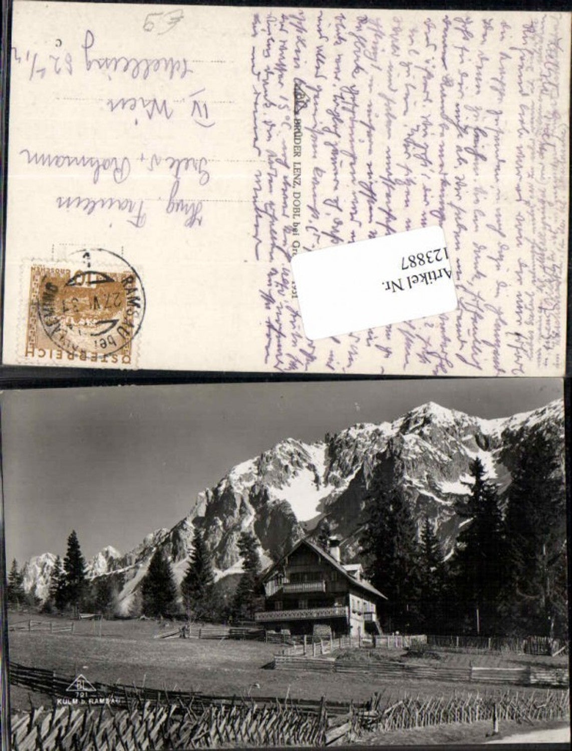 Alte Ansichtskarte – Old Postcard