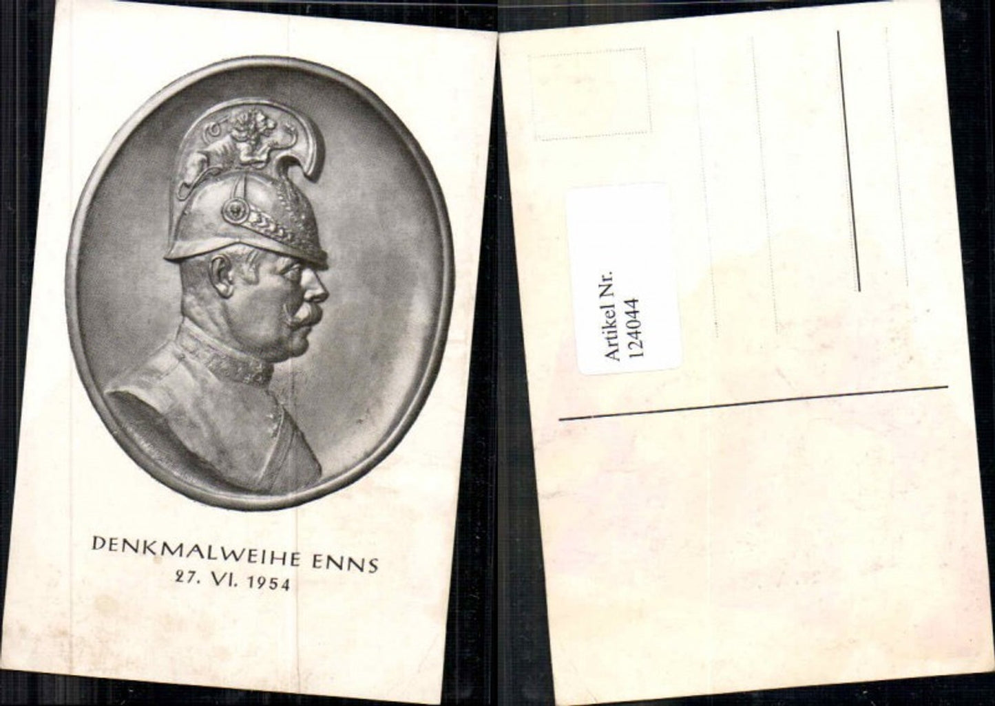 124044,Denkmalweihe in Enns 27.6.1954 RAR