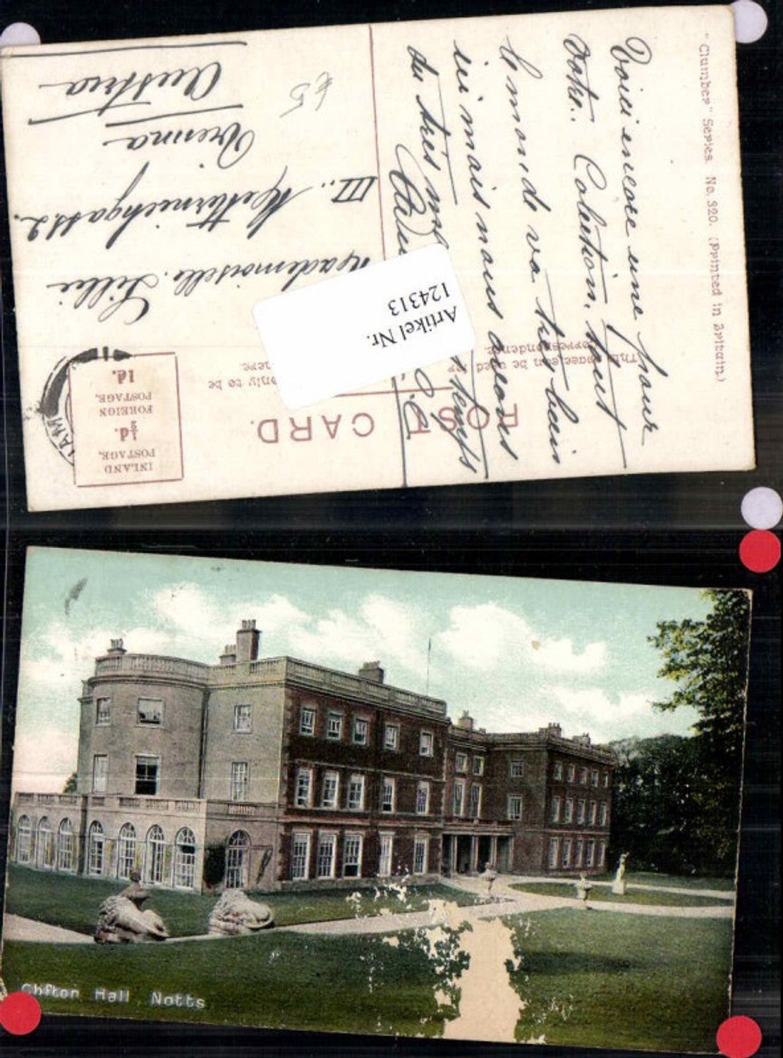 Alte Ansichtskarte – Old Postcard