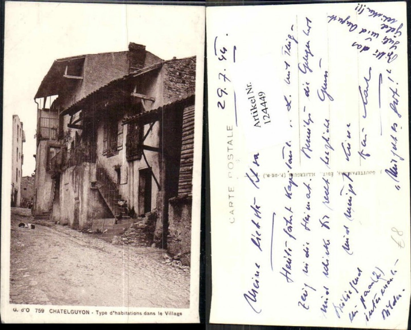 124449,Chatelguyon type habitations village