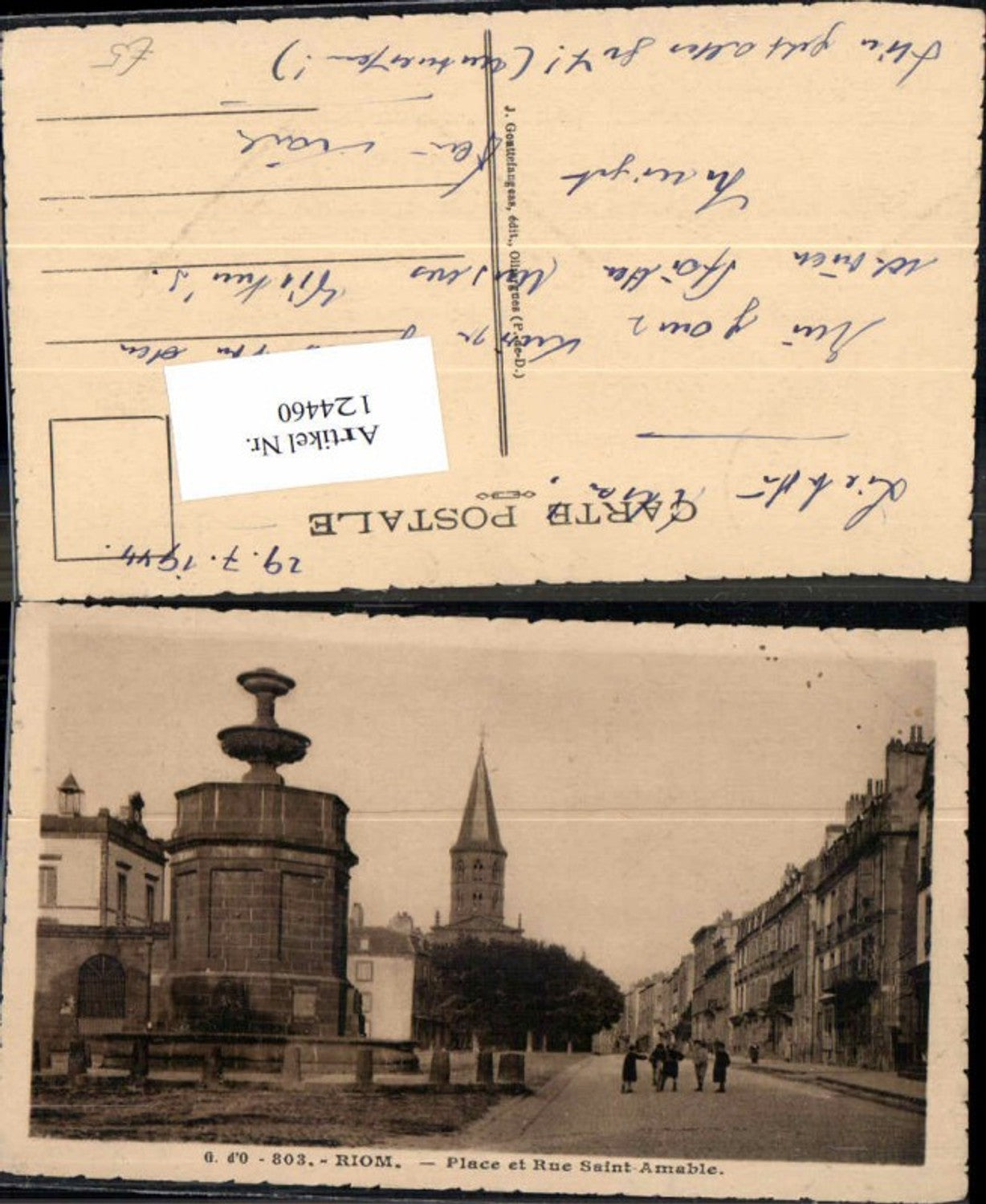 124460,Riom Place et Rue Saint Amable