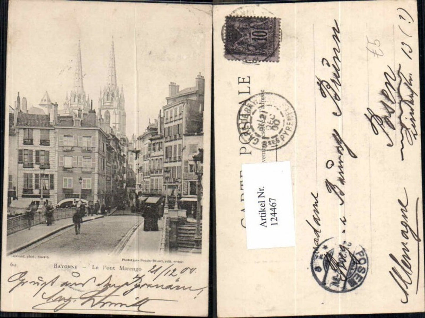 124467,Bayonne Le Pont Marengo