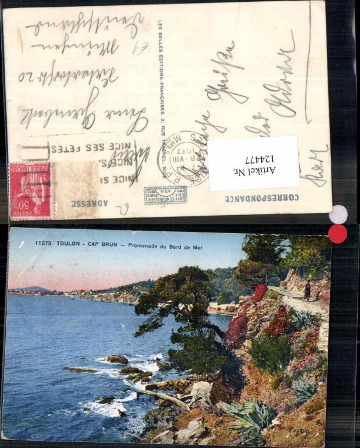 124477,Toulon Cap Brun Promenade Bord de mer