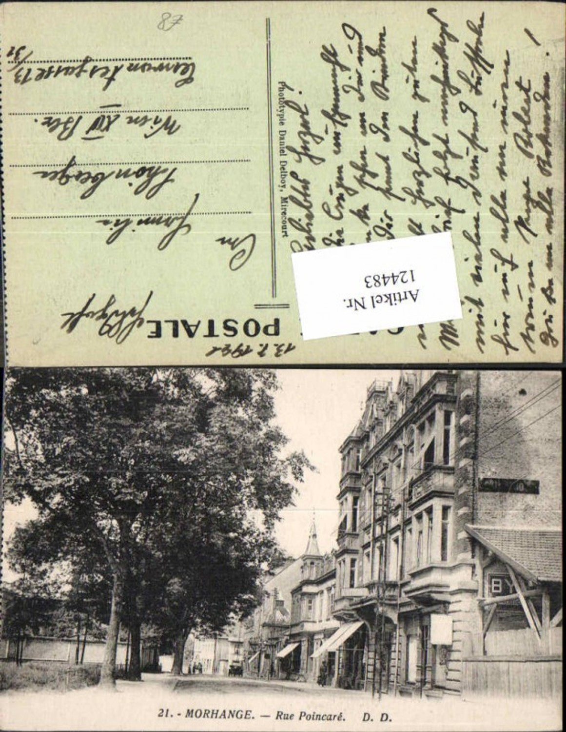124483,Morhange Rue Poincare Streetview Strassenansicht