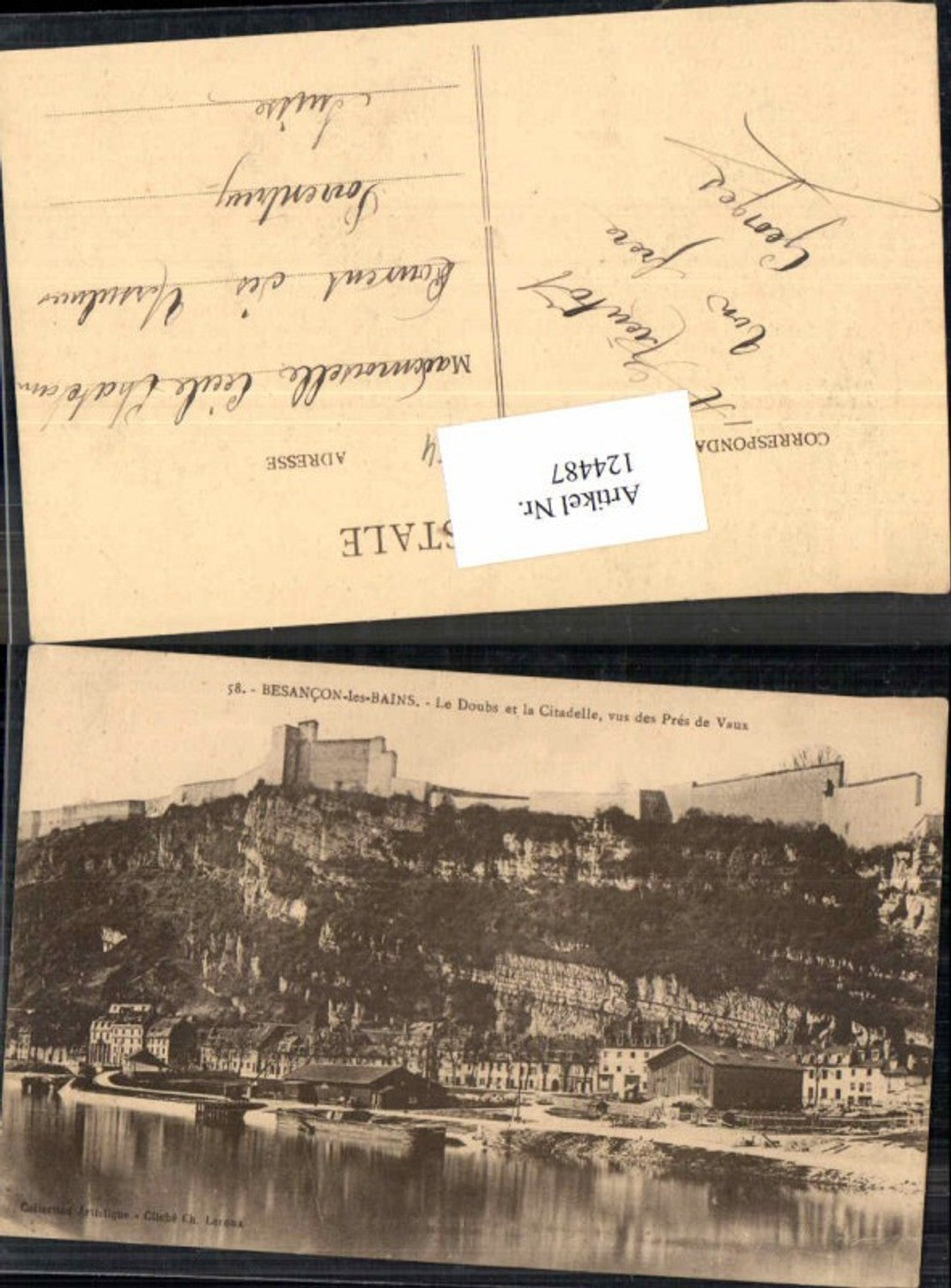 124487,Besancon les Bains Hafen Ufer