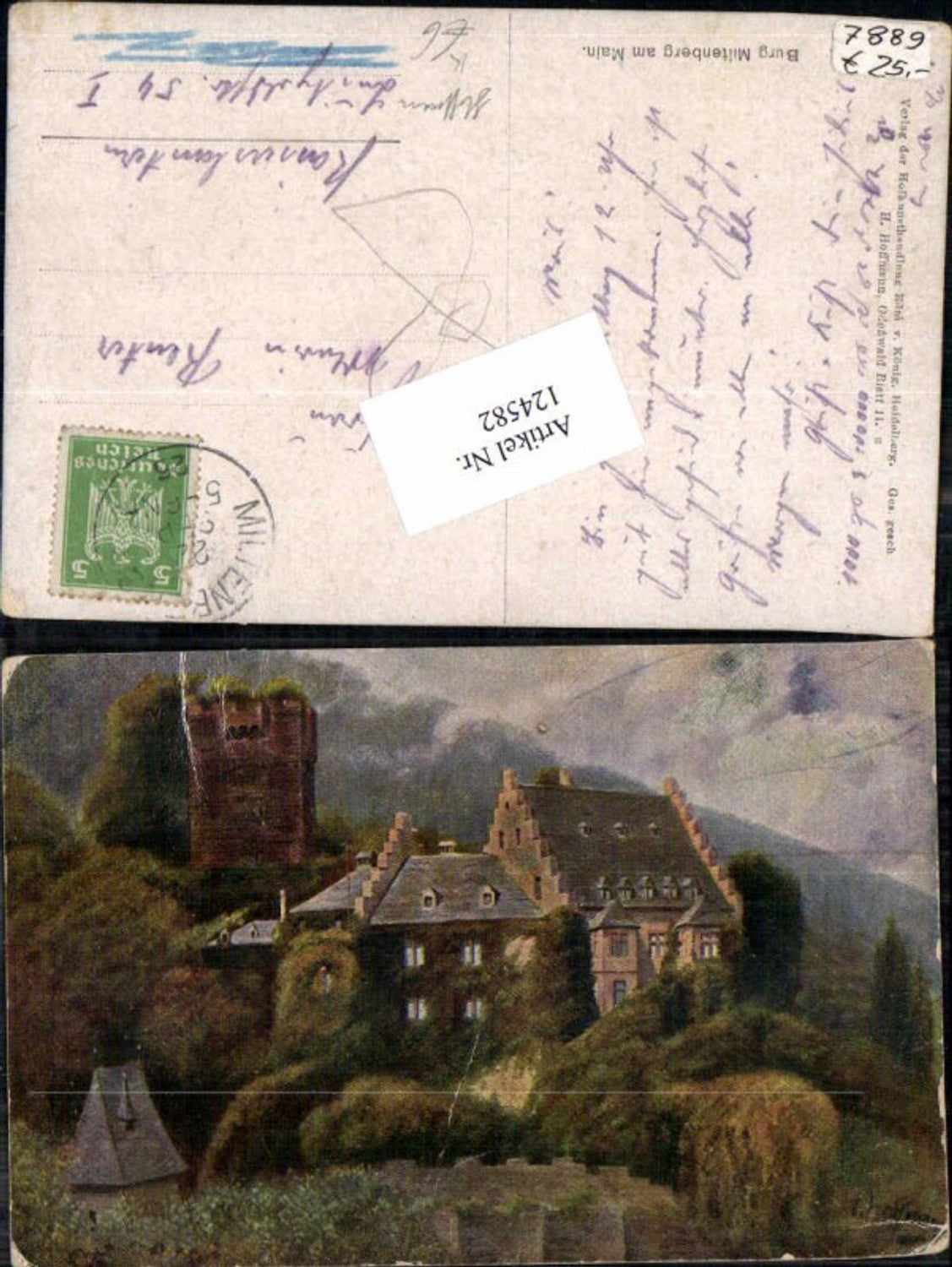124582,H. Hoffmann Burg Miltenberg am Main