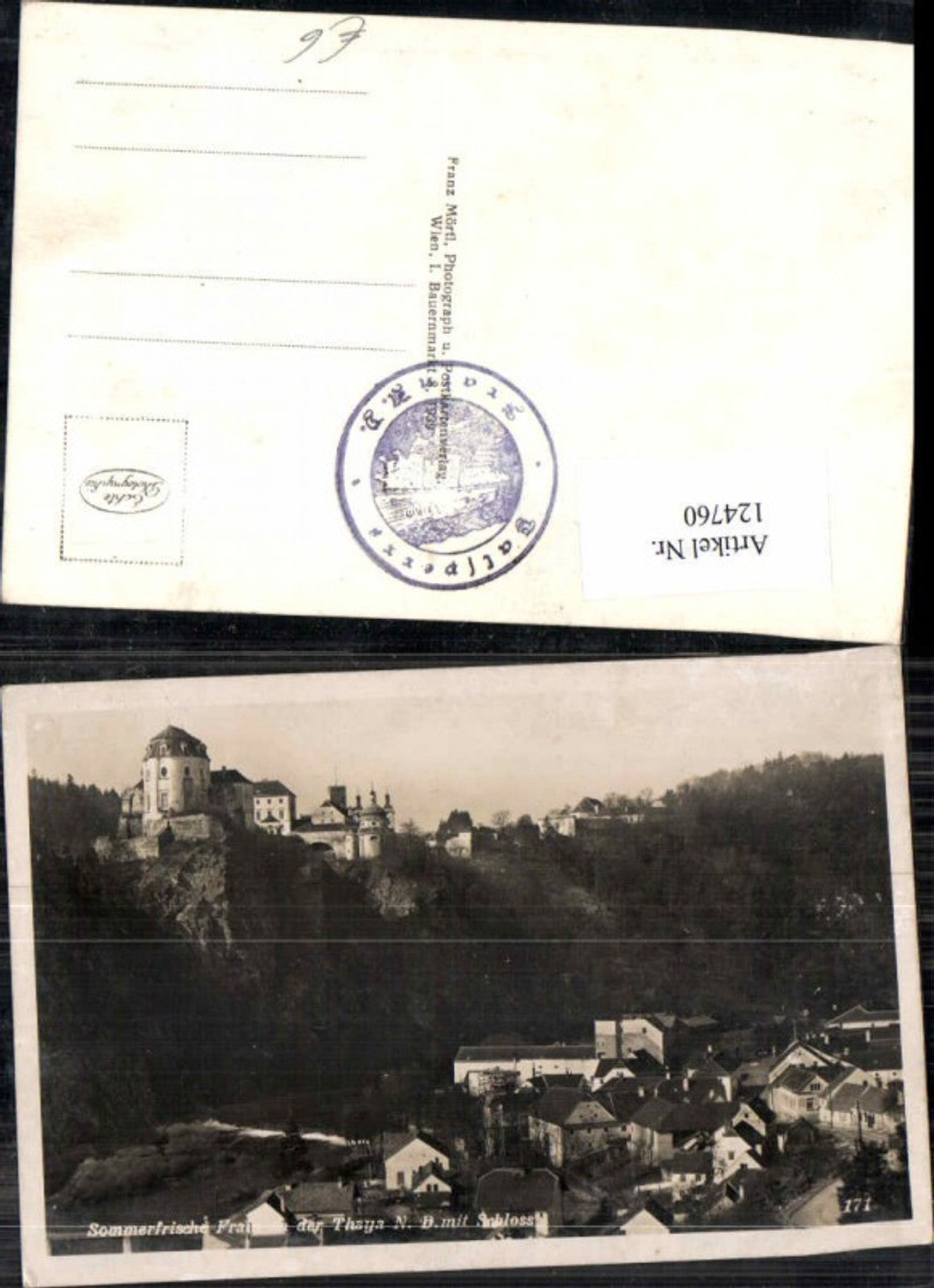 Alte Ansichtskarte – Old Postcard