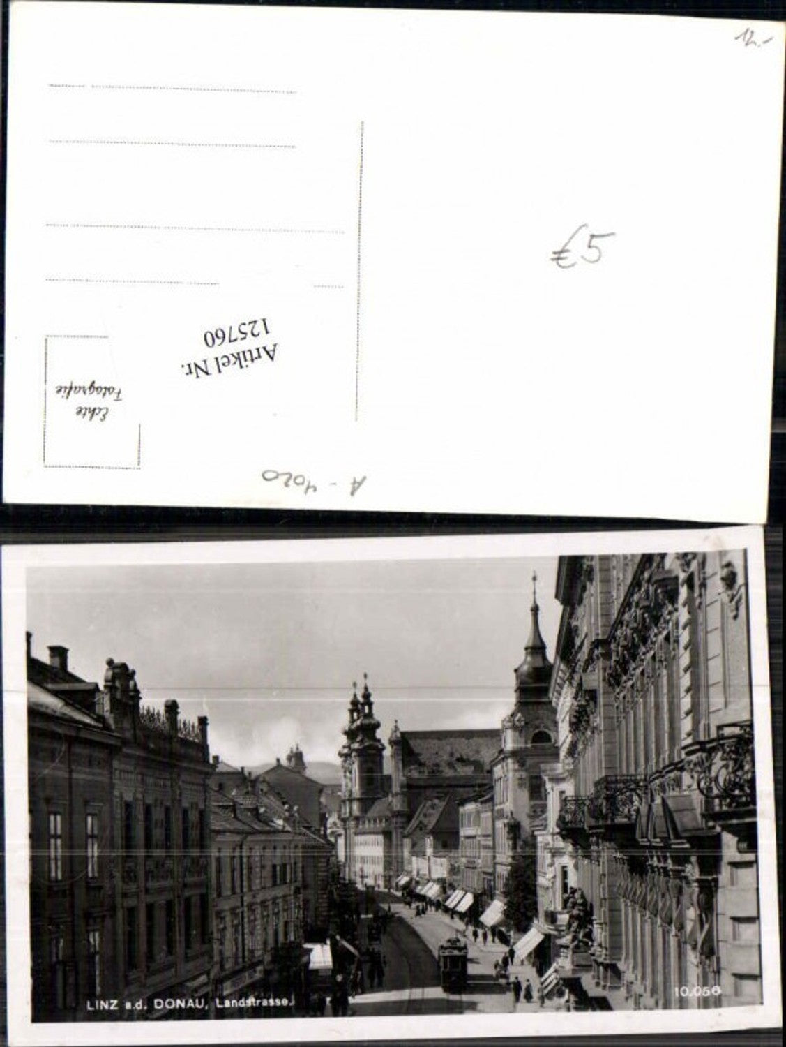 125760,Linz a.d. Donau Landstrasse Partie um 1930