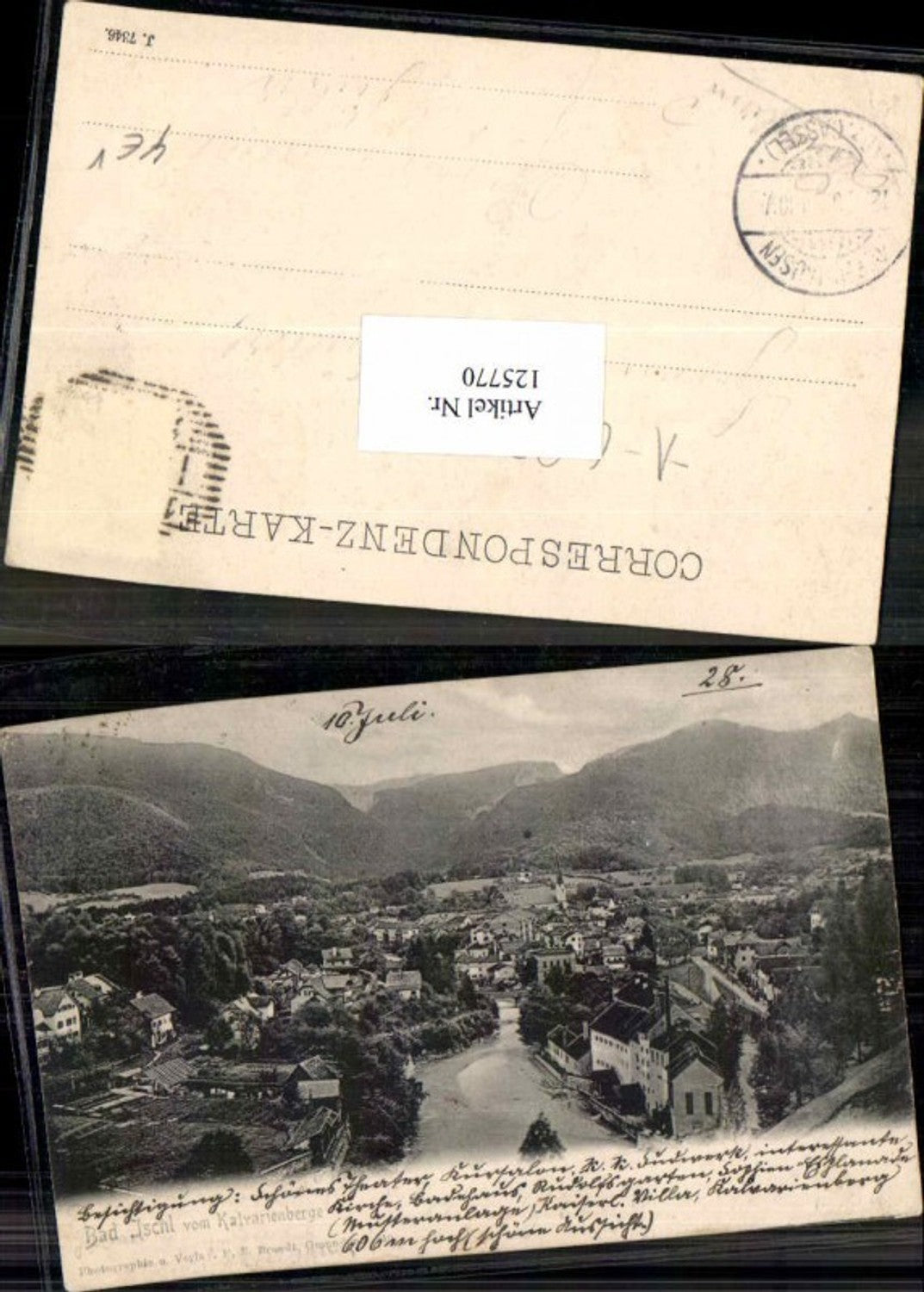 125770,Bad Ischl m. Kalvarienberg pub Brandt 710