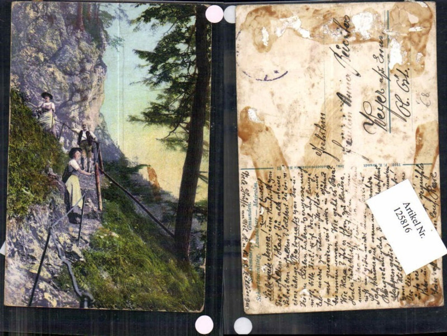 125816,Partie am Scharteneinstieg Gmunden Mairalm Salzkammergut pub Brandt