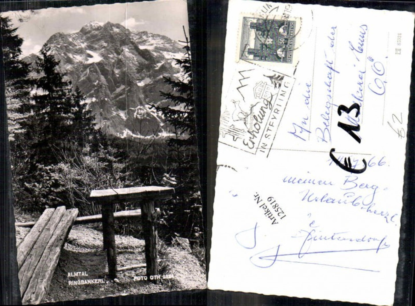 125819,Almtal Ringbankerl b. Grünau am Almsee pub Foto Oth