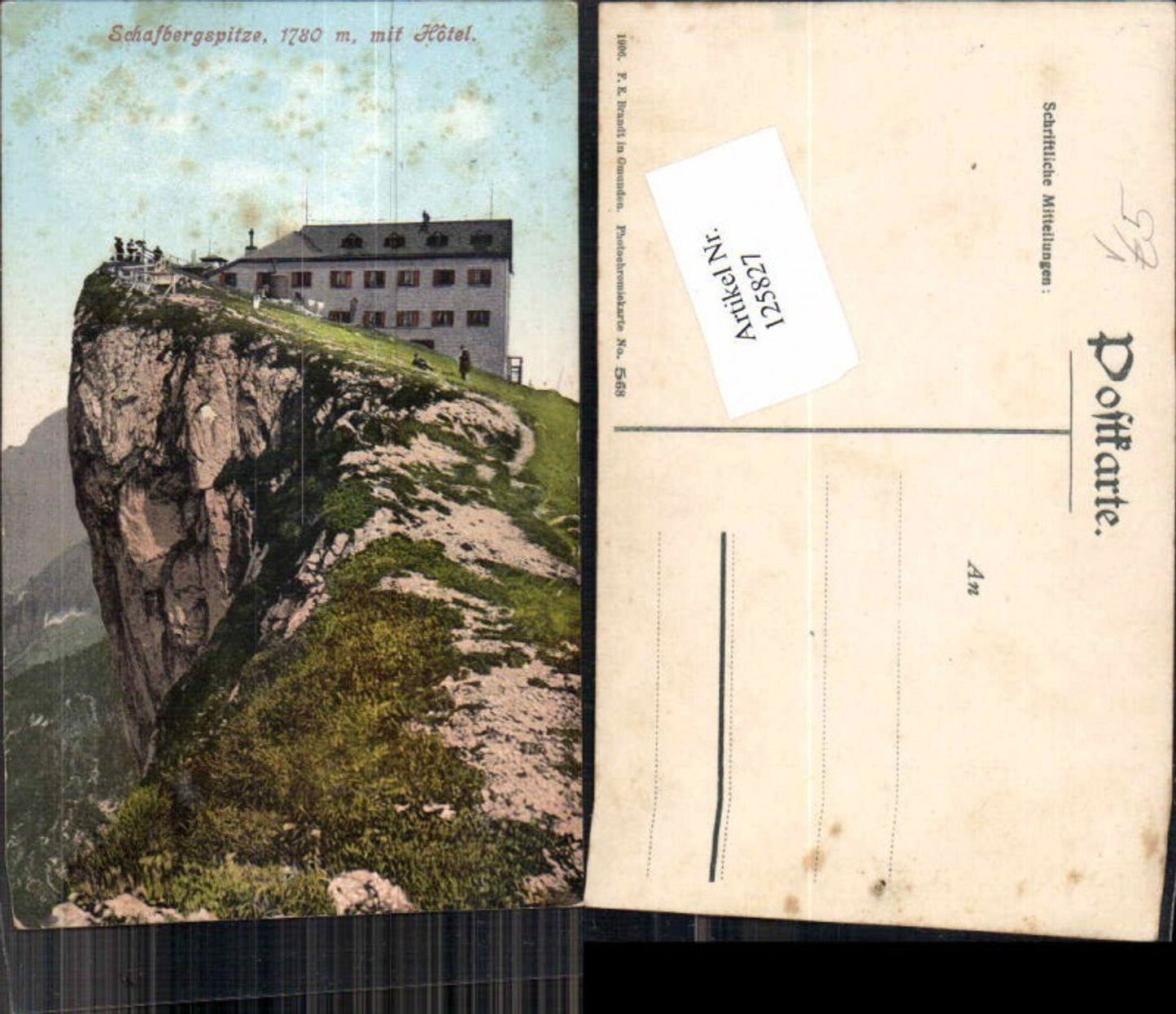 125827,Schafbergspitze Schafberg m. Hotel St Wolfgang pub Brandt 568