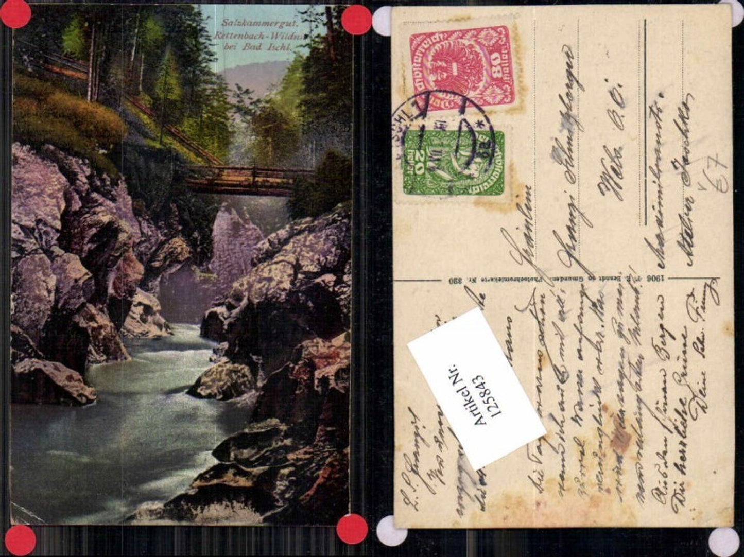 125843,Salzkammergut Rettenbach Wildnis bei Bad Ischl pub Brandt 320