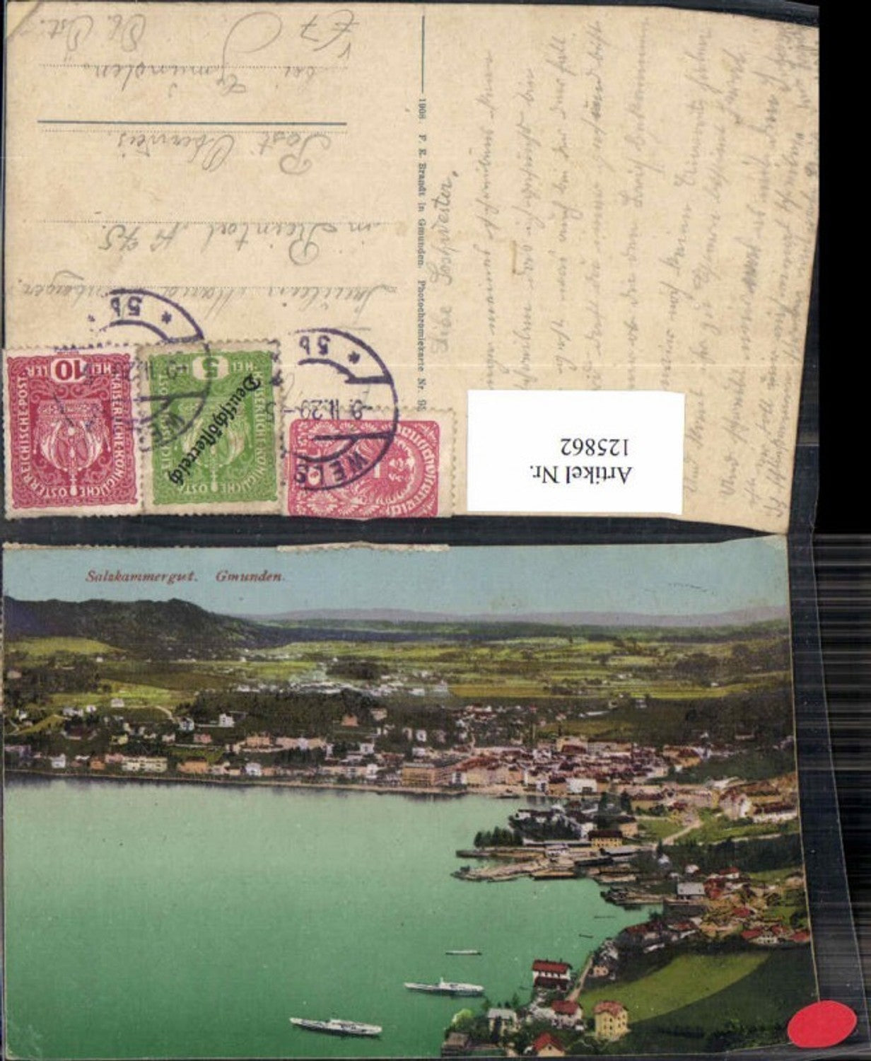 125862,Salzkammergut Gmunden am Traunsee pub Brandt