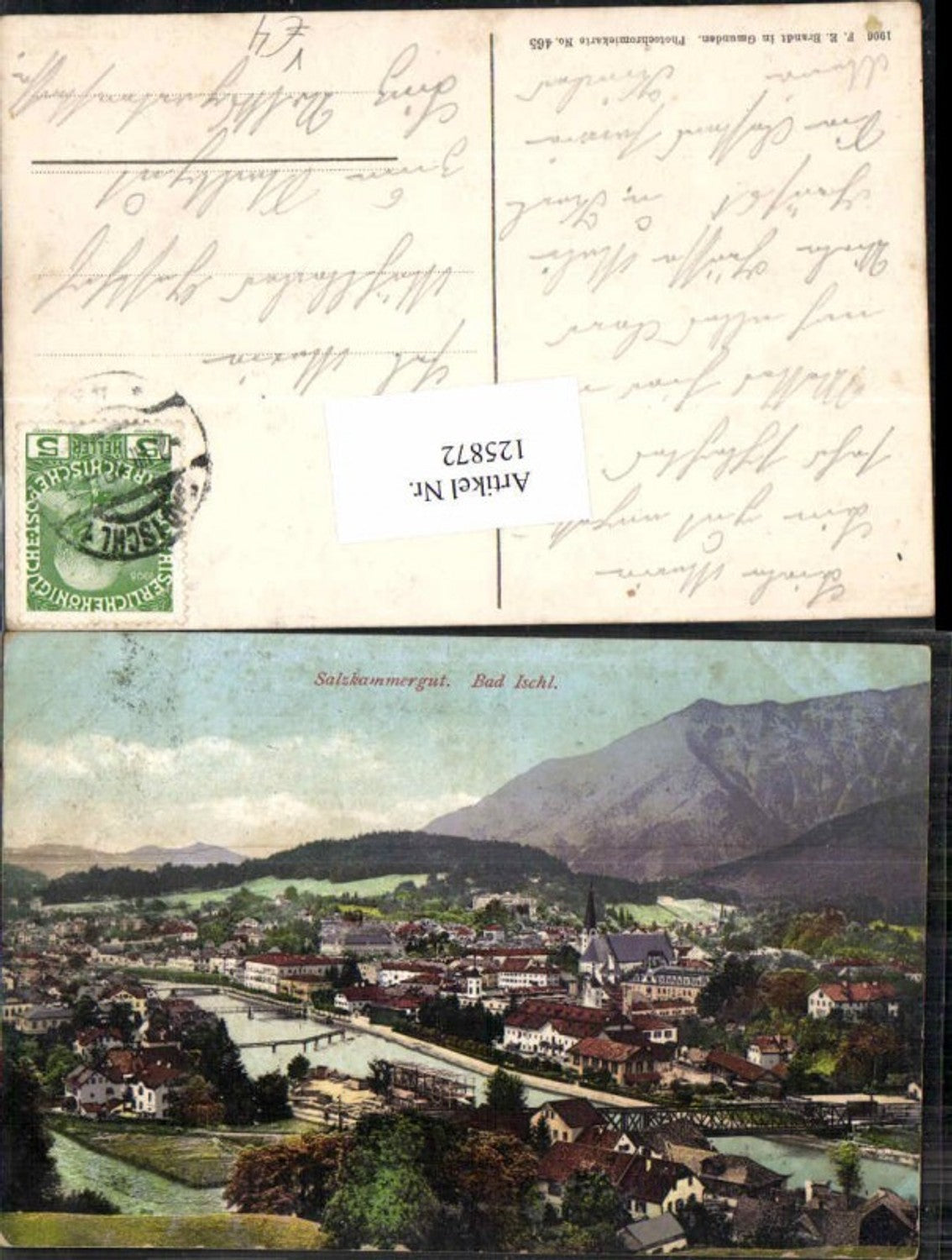 125872,Salzkammergut Bad Ischl Totale Brandt 465