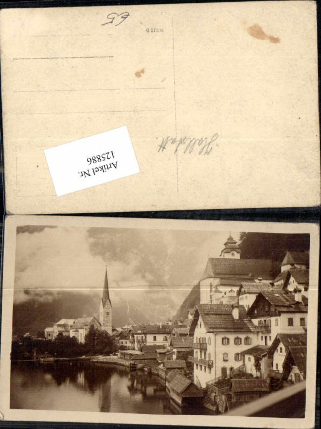 125886,Hallstatt Partie 1918