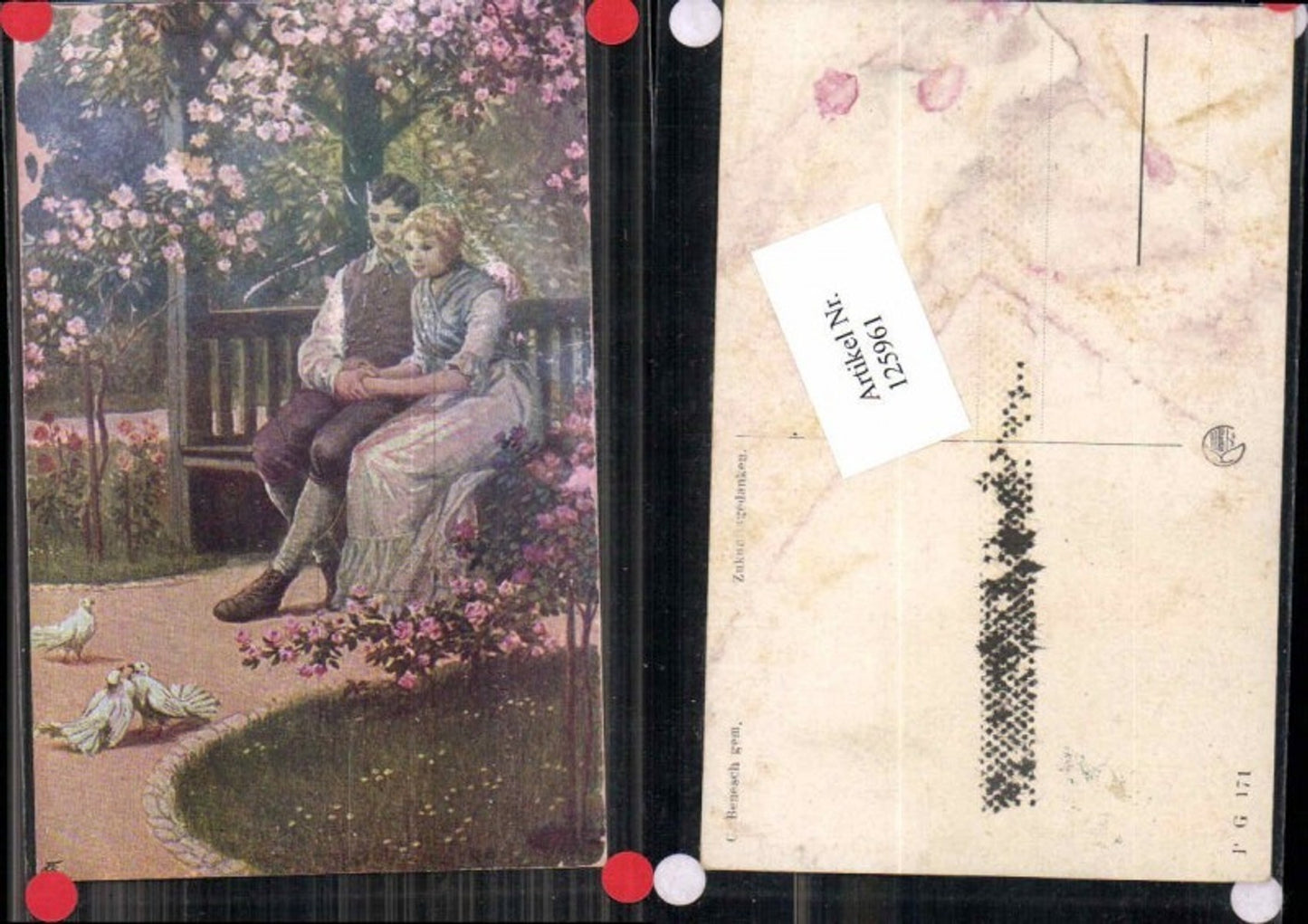 125961,Liebespaar Paar C. Benesch Zukunftsgedanken