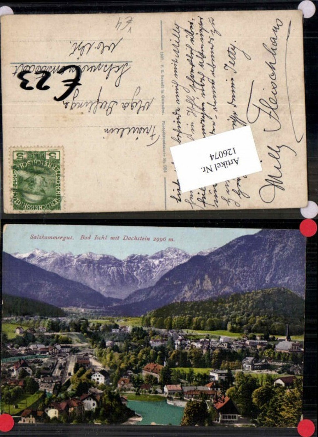 126074,Salzkammergut Bad Ischl m. Dachstein pub Brandt 904