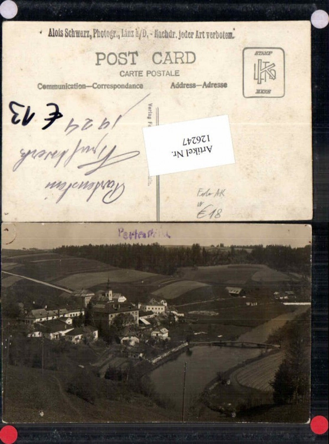 126247,FotoAK Partenstein Ortsansicht bei Neuhaus a.d. Donau