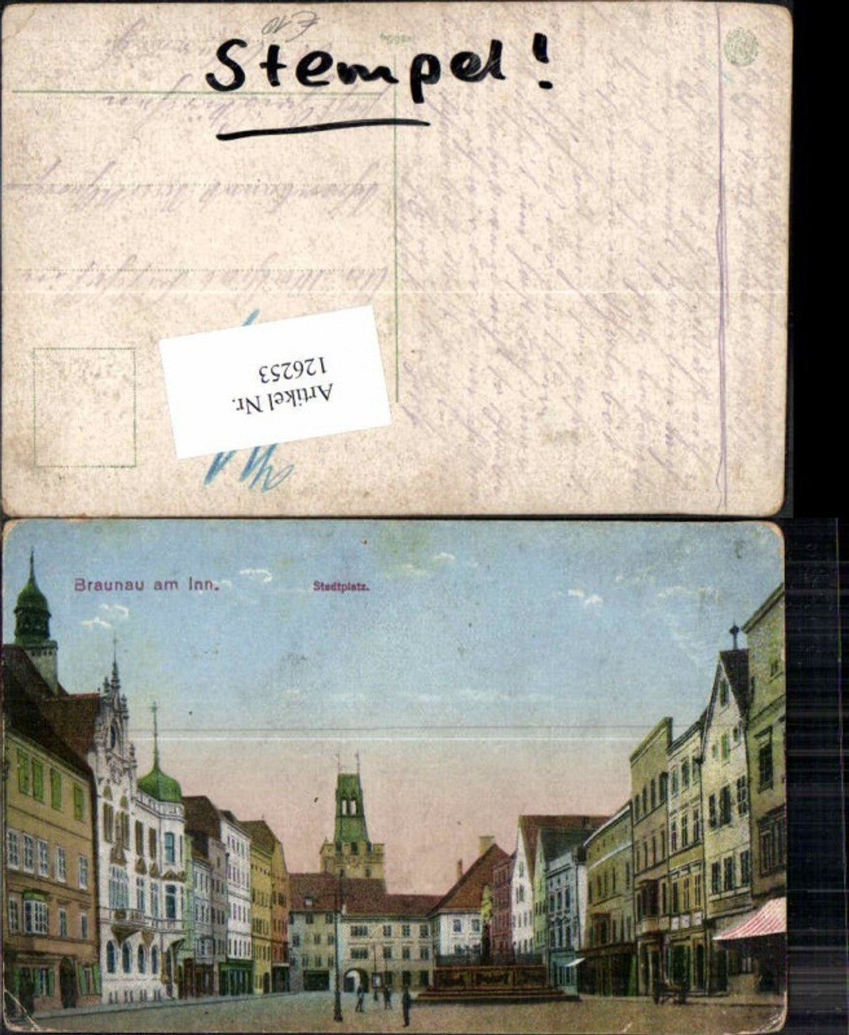 126253,Braunau am Inn Stadtplatz 1914