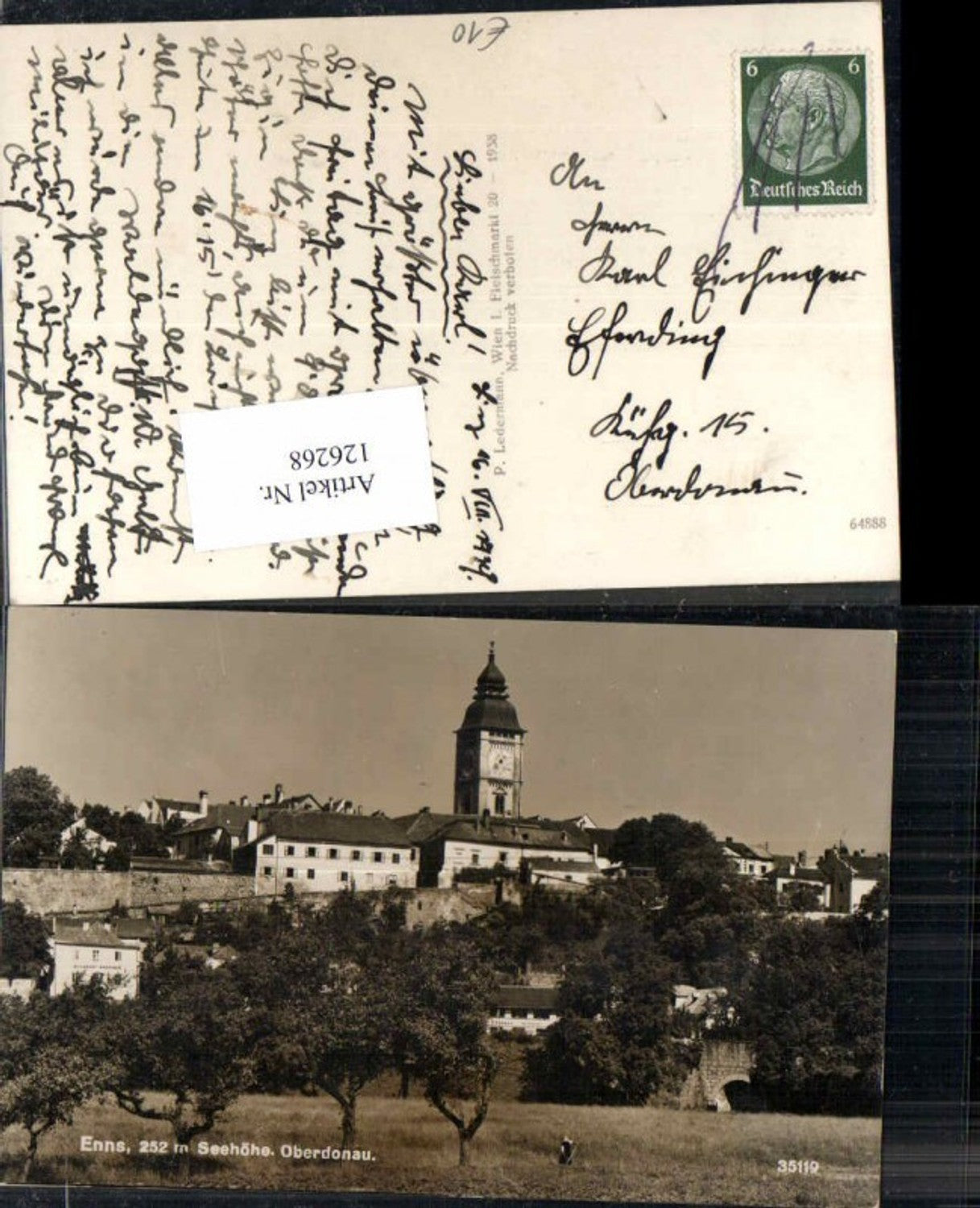 126268,Enns a.d. Donau Oberdonau 1938