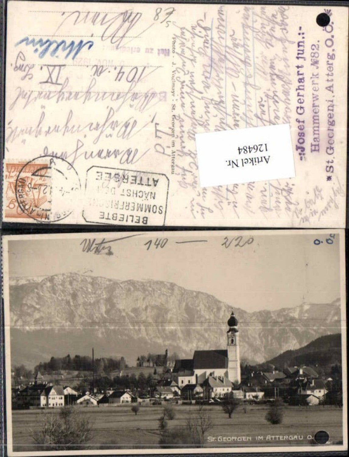 126484,St Georgen im Attergau 1925