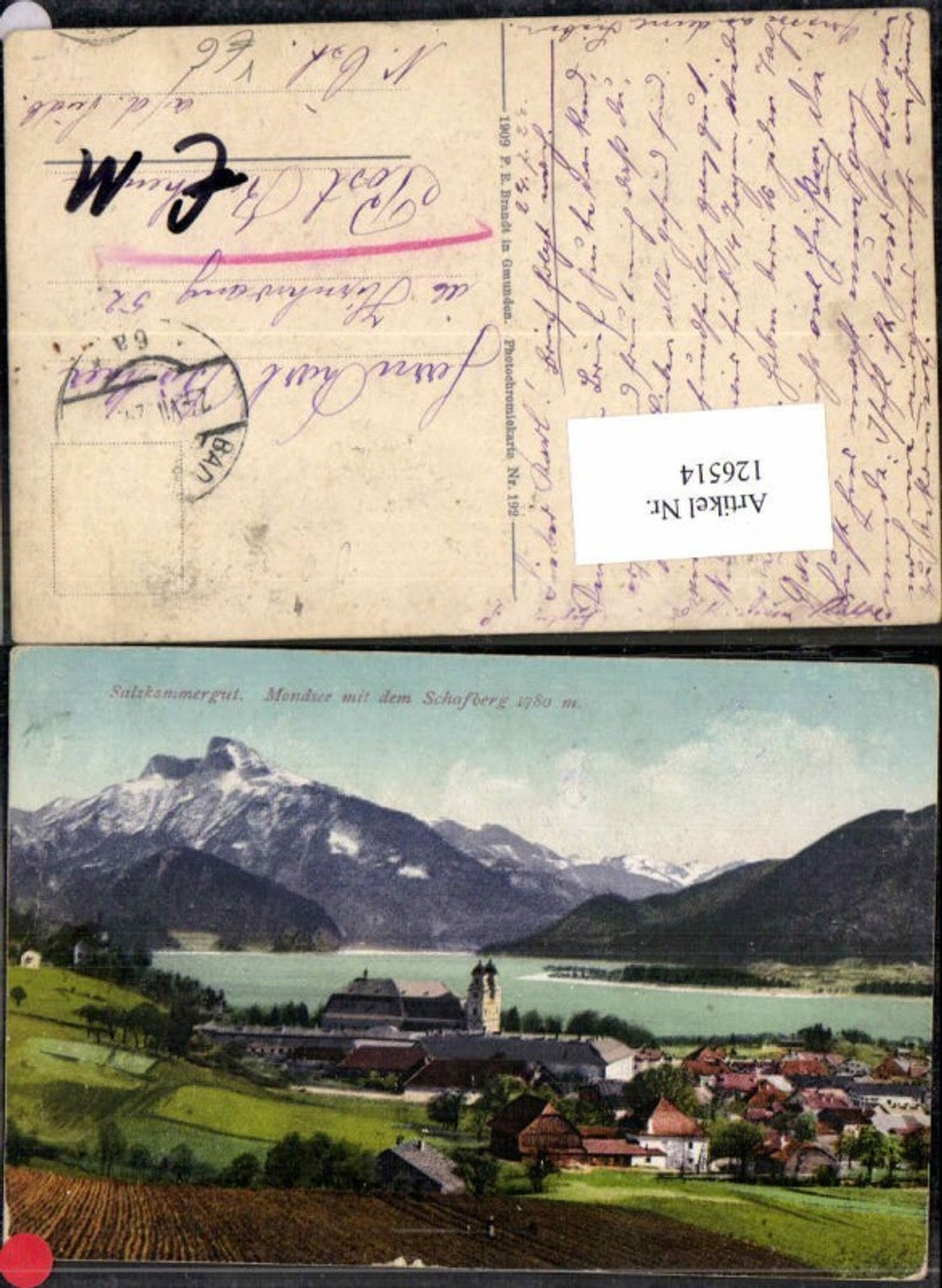 126514,Salzkammergut Mondsee m.d. Schafberg pub Brandt 192