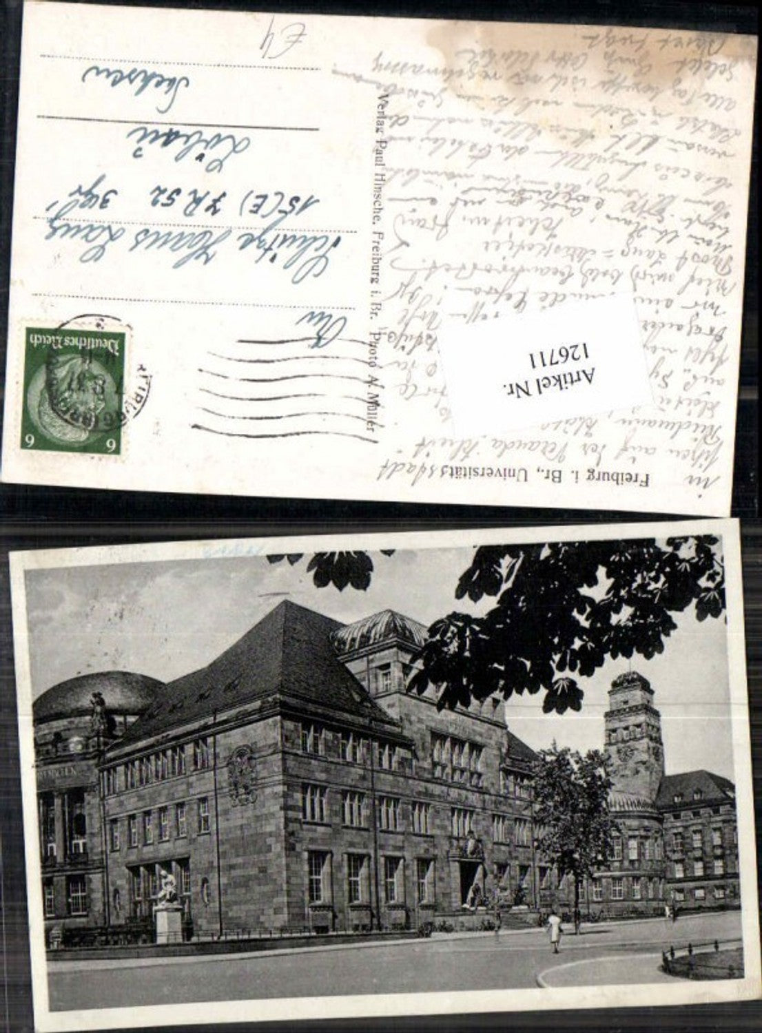 126711,Freiburg im Breisgau Universität 1937
