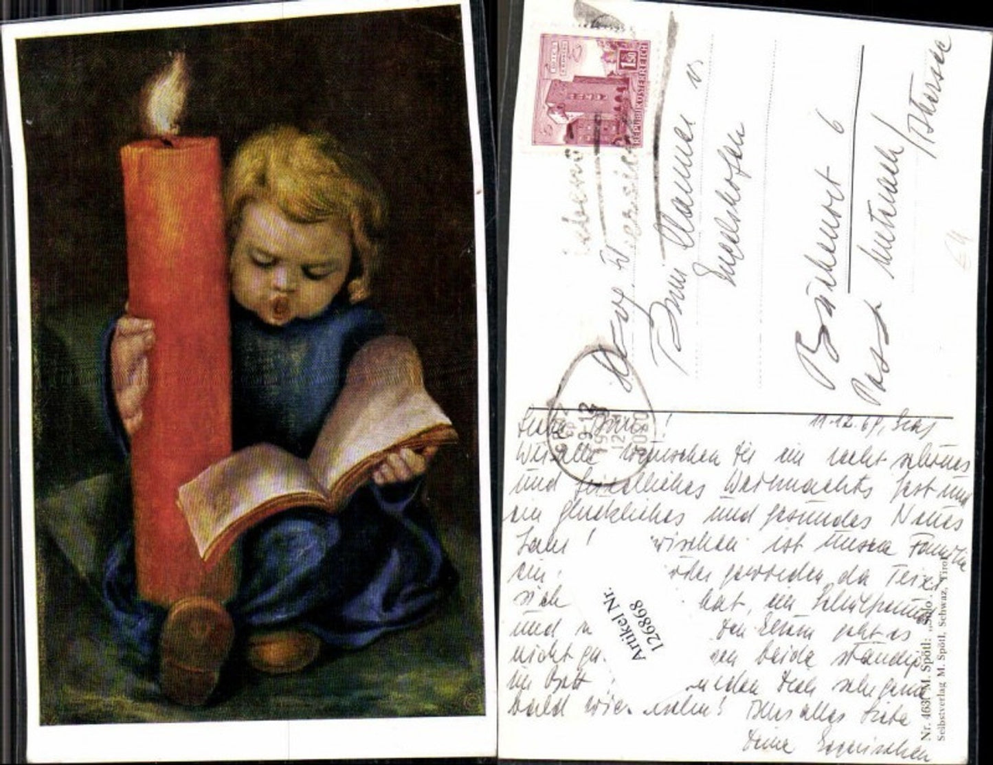 126868,M. Spötl Schwaz 463 Tirol Engel Solo