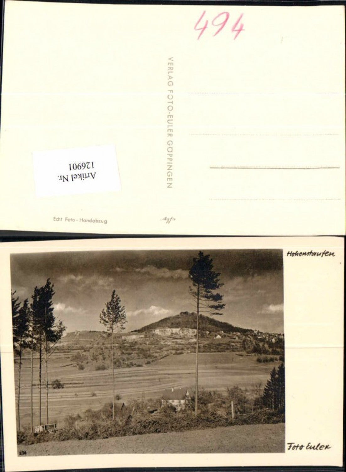 126901,Hohenstaufen b. Bartenbach pub Foto Euler Göppingen