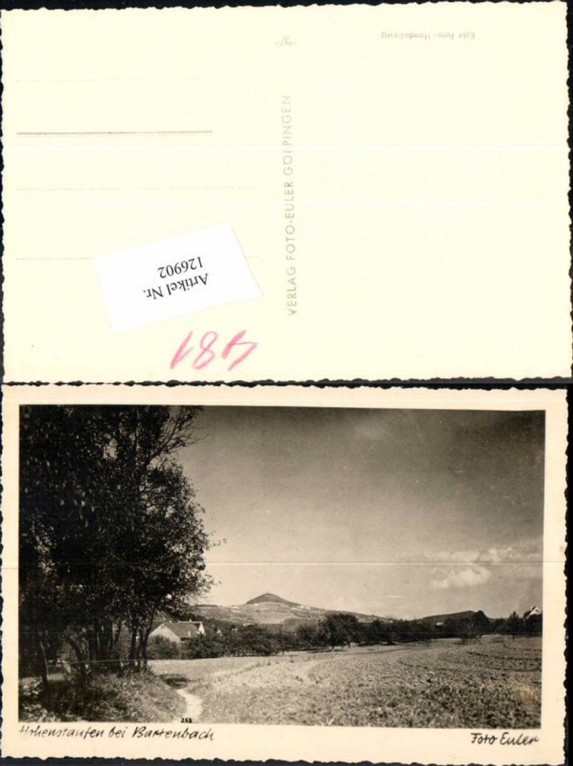 126902,FotoAK Hohenstaufen b. Bartenbach pub Foto Euler Göppingen