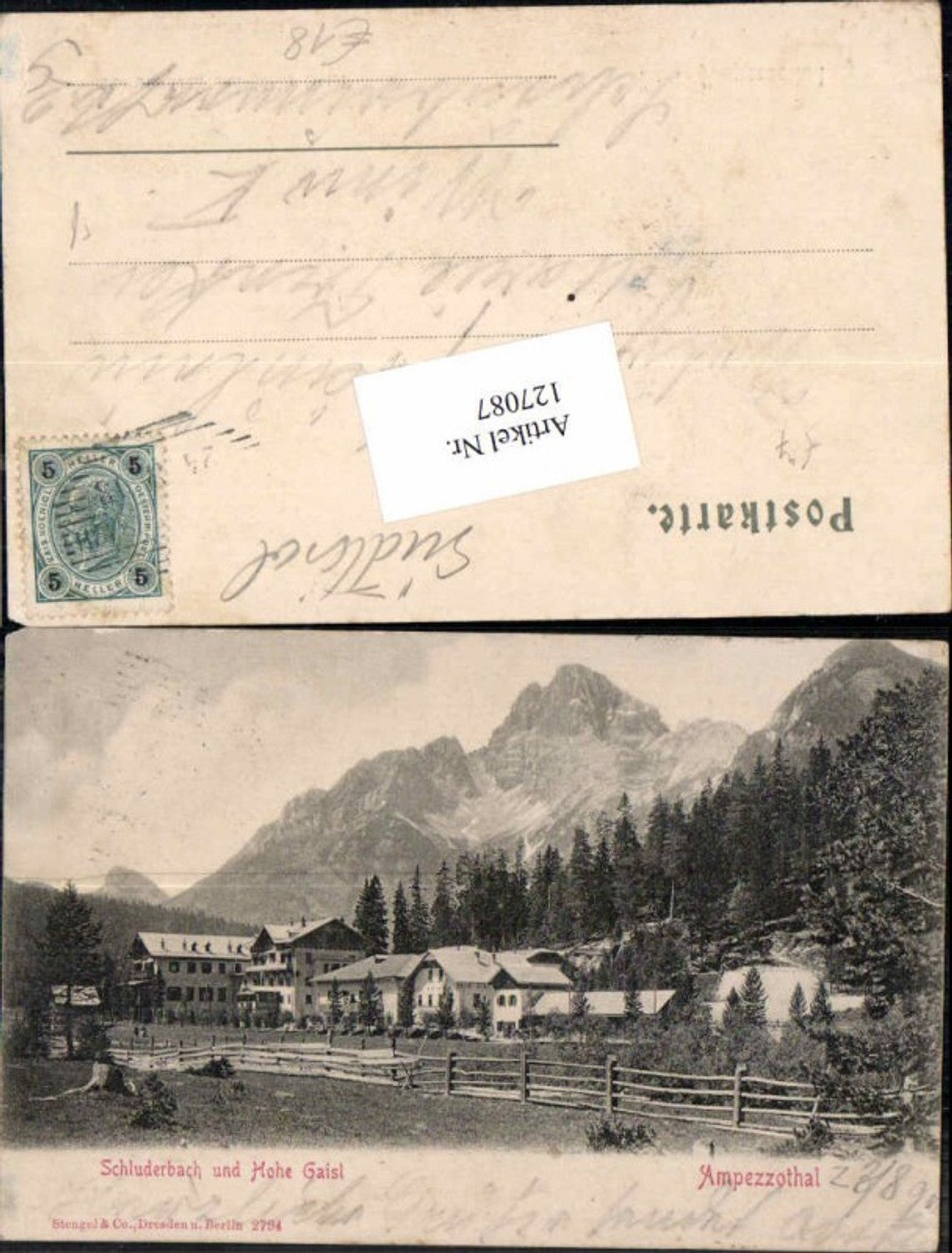 Alte Ansichtskarte – Old Postcard