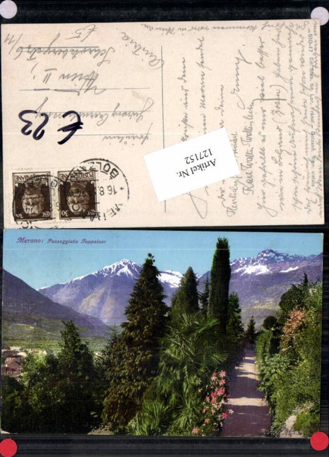 Alte Ansichtskarte – Old Postcard