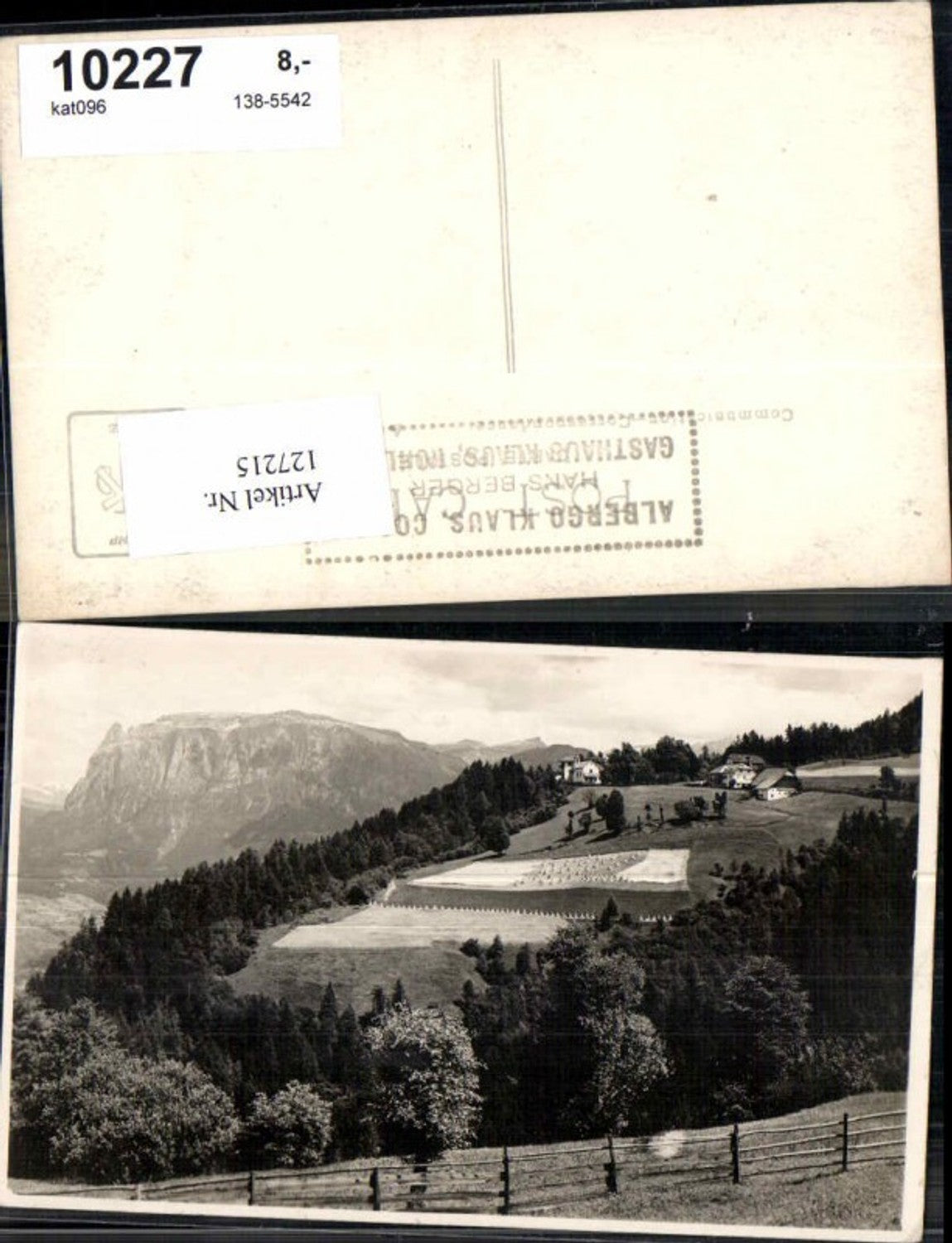 Alte Ansichtskarte – Old Postcard