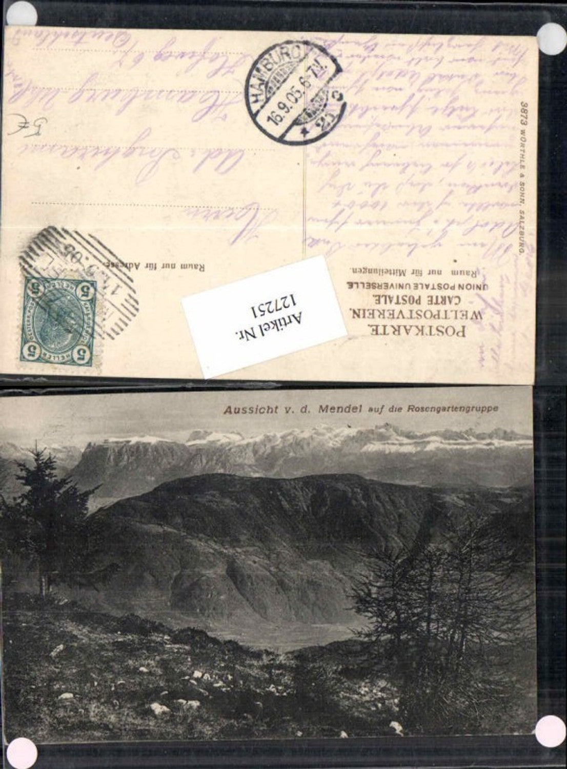 Alte Ansichtskarte – Old Postcard