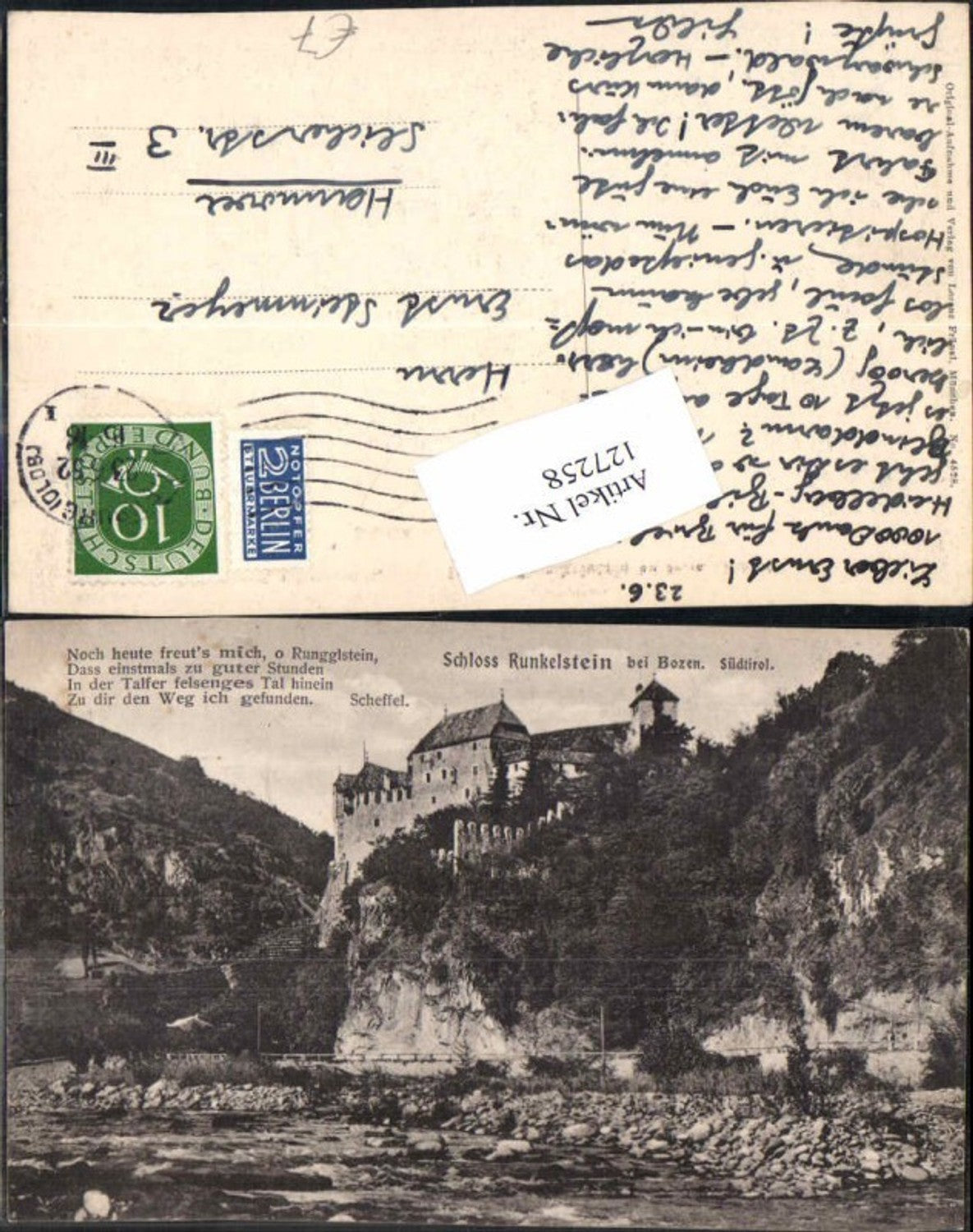 Alte Ansichtskarte – Old Postcard