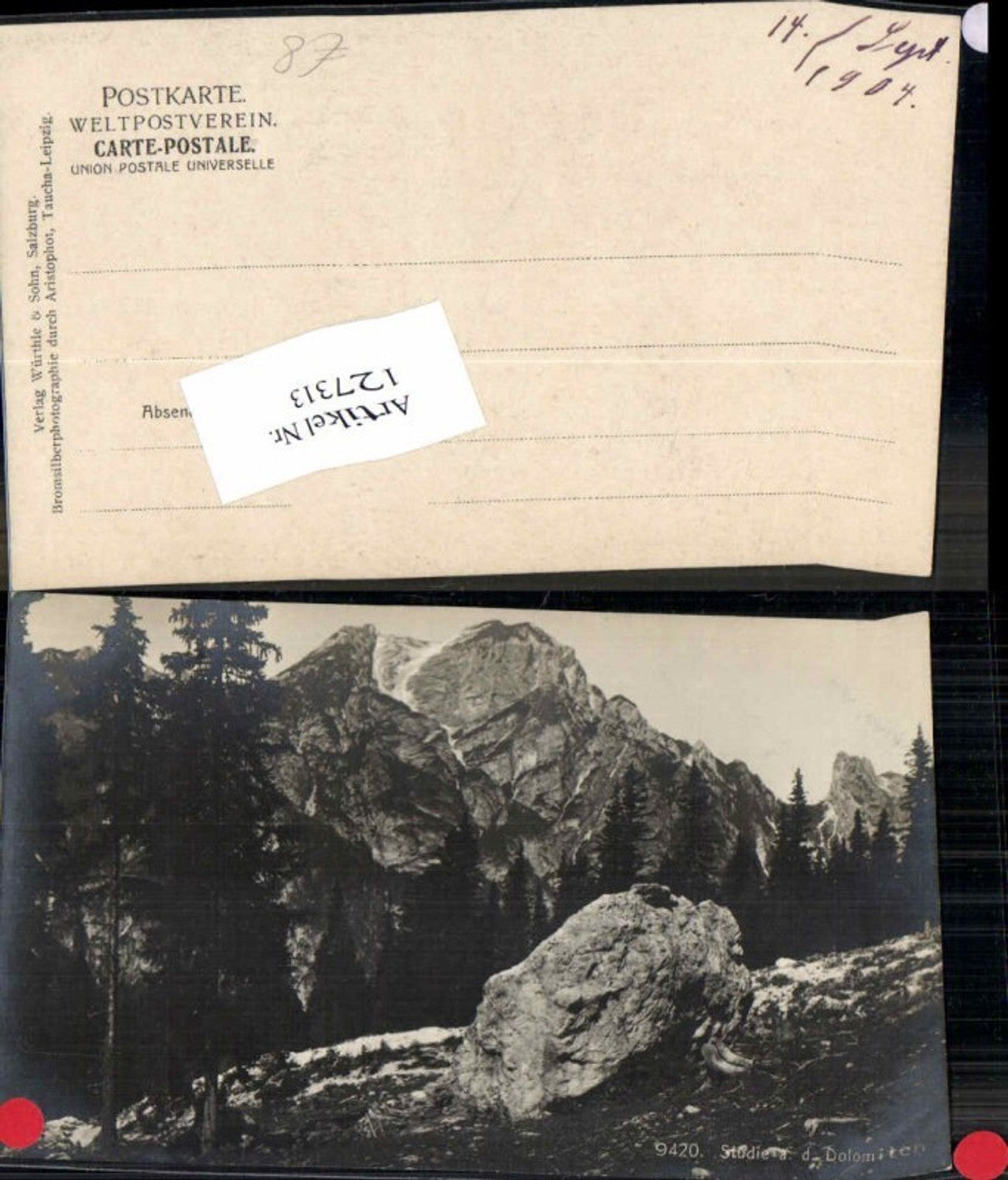 Alte Ansichtskarte – Old Postcard