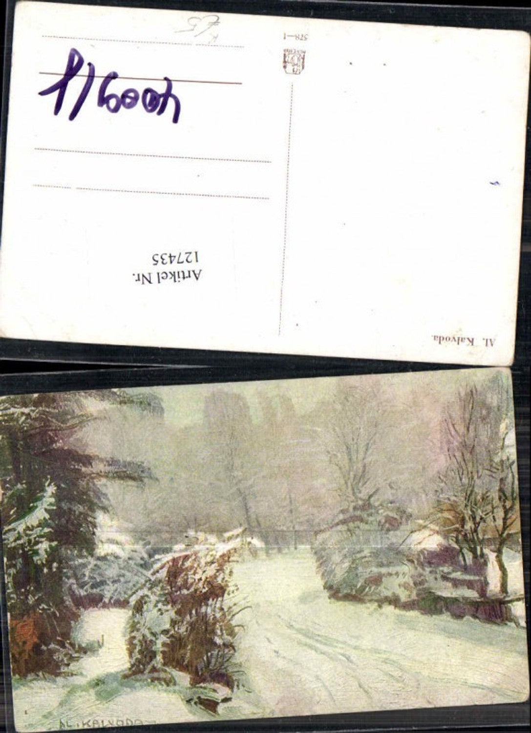 127435,Al. Kavoda Winterlandschaft Wald