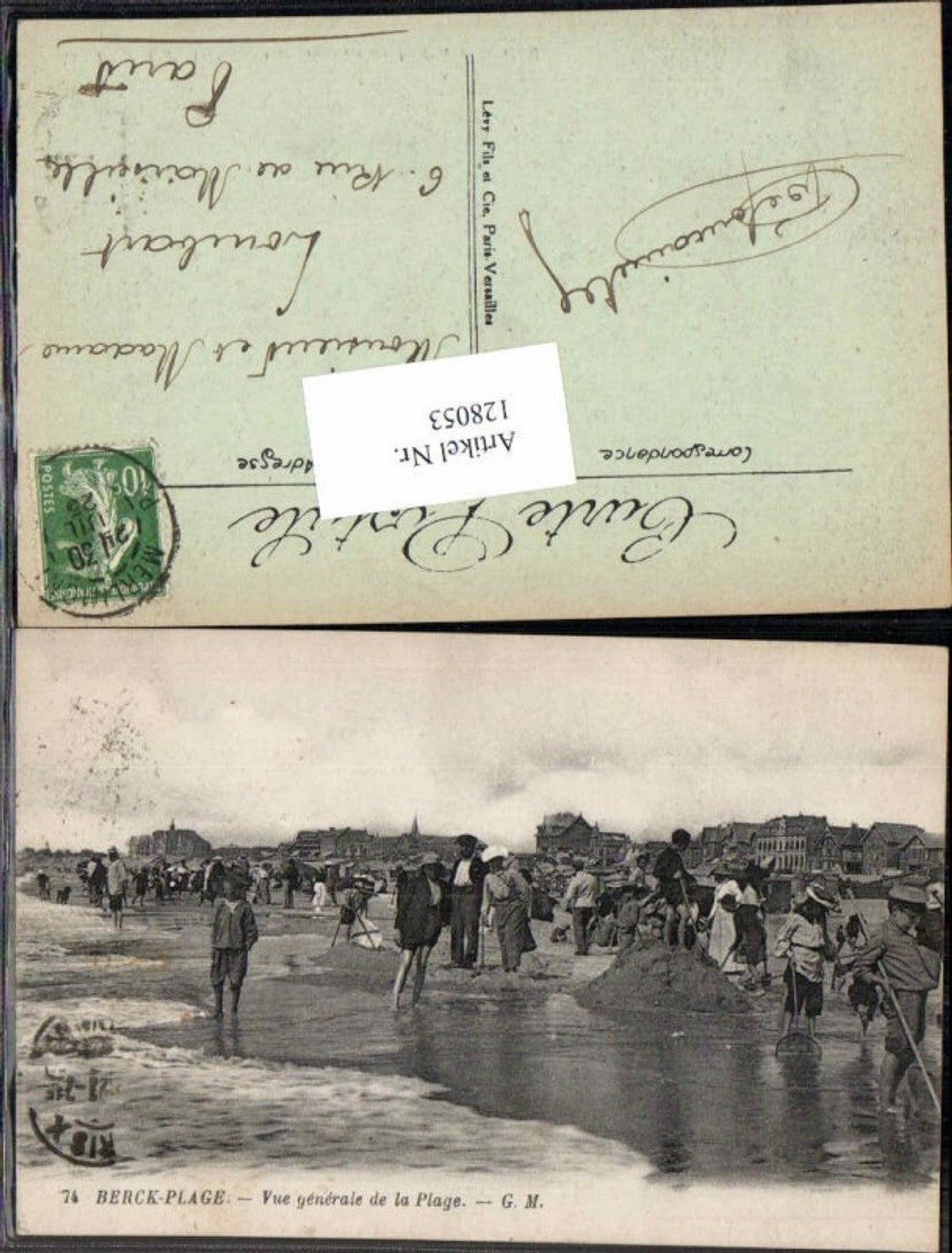 128053,Berck Plage Bademode Strand Strandleben Mode Badeanzug Kinder pub G.M. 74